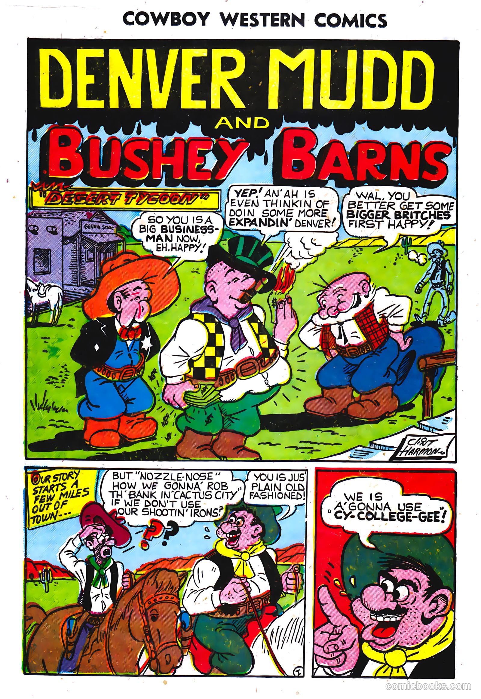 Cowboy Western Comics #37 (1952) — page 20 of 36