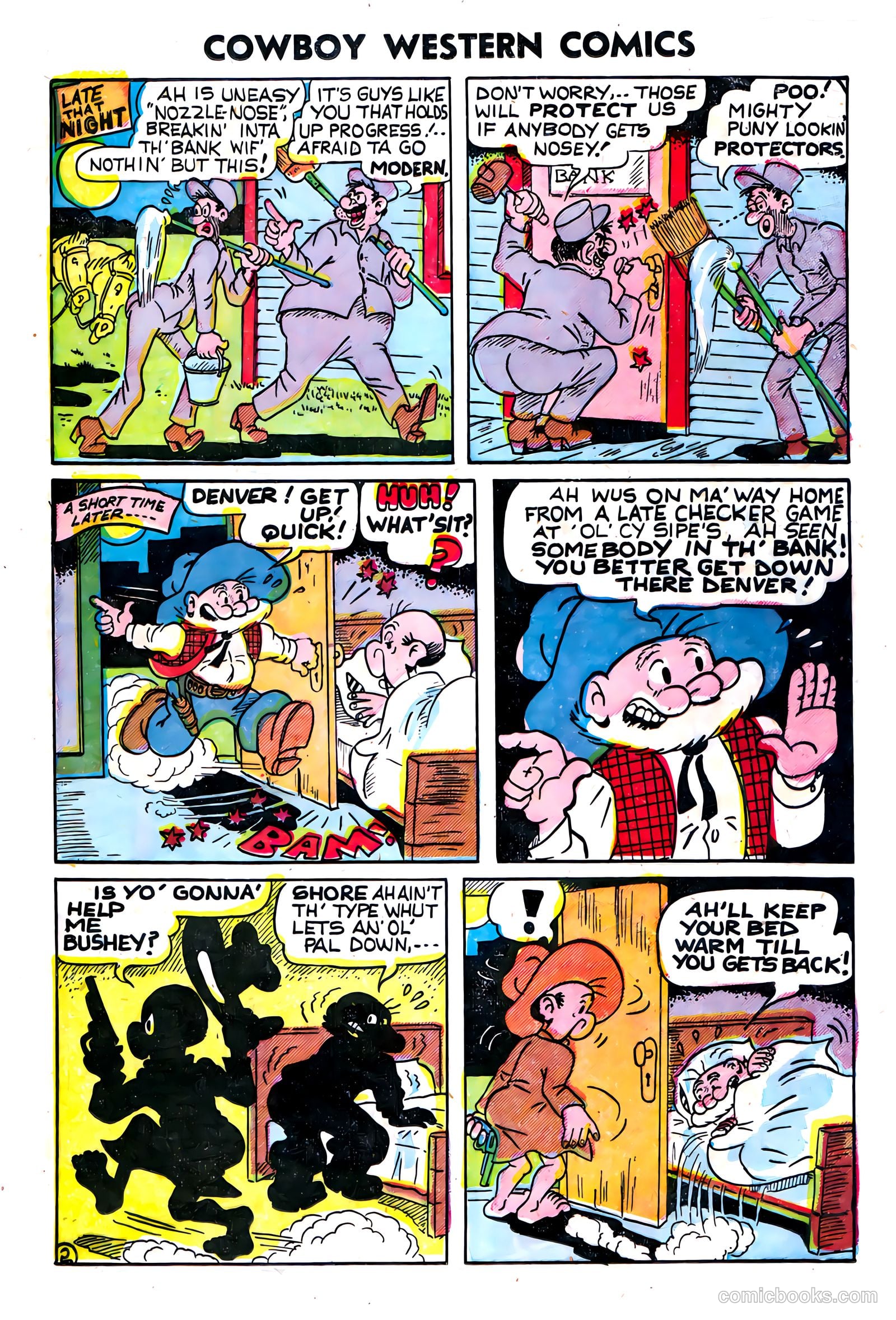 Cowboy Western Comics #37 (1952) — page 21 of 36