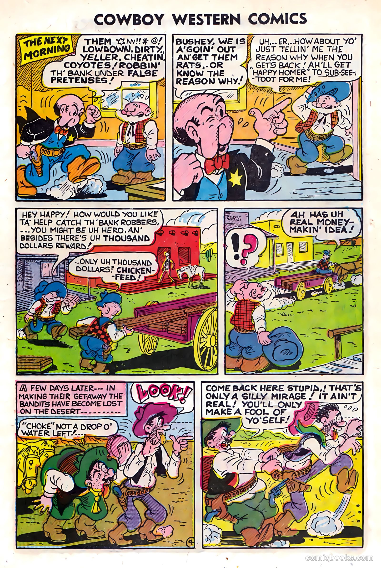 Cowboy Western Comics #37 (1952) — page 23 of 36