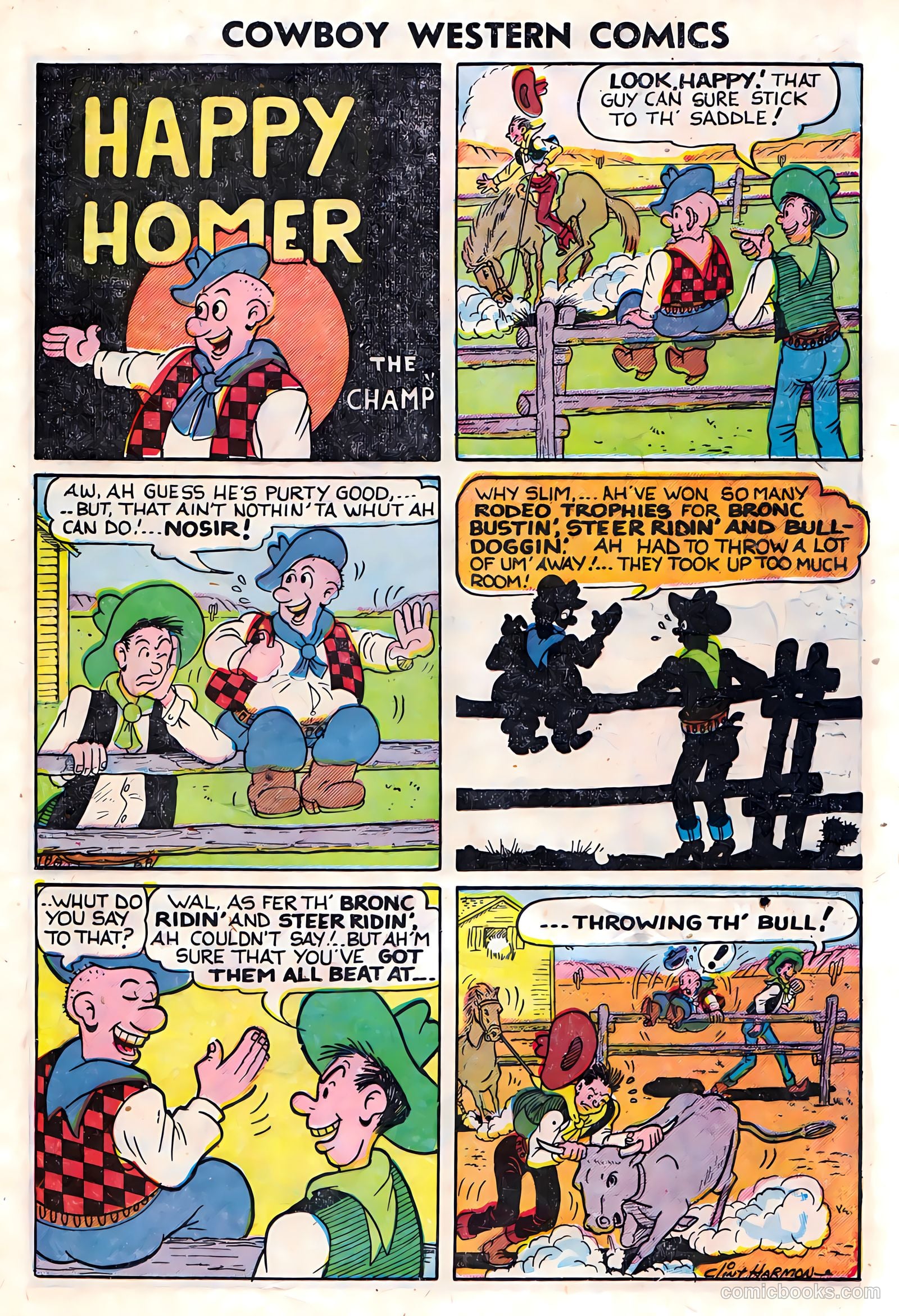 Cowboy Western Comics #37 (1952) — page 25 of 36