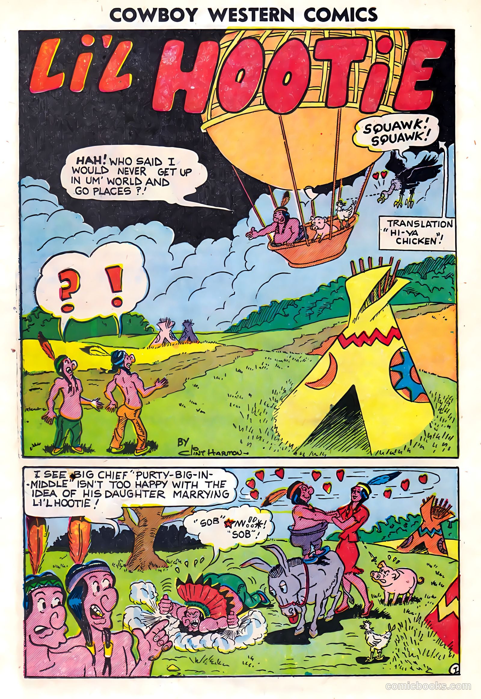 Cowboy Western Comics #37 (1952) — page 26 of 36