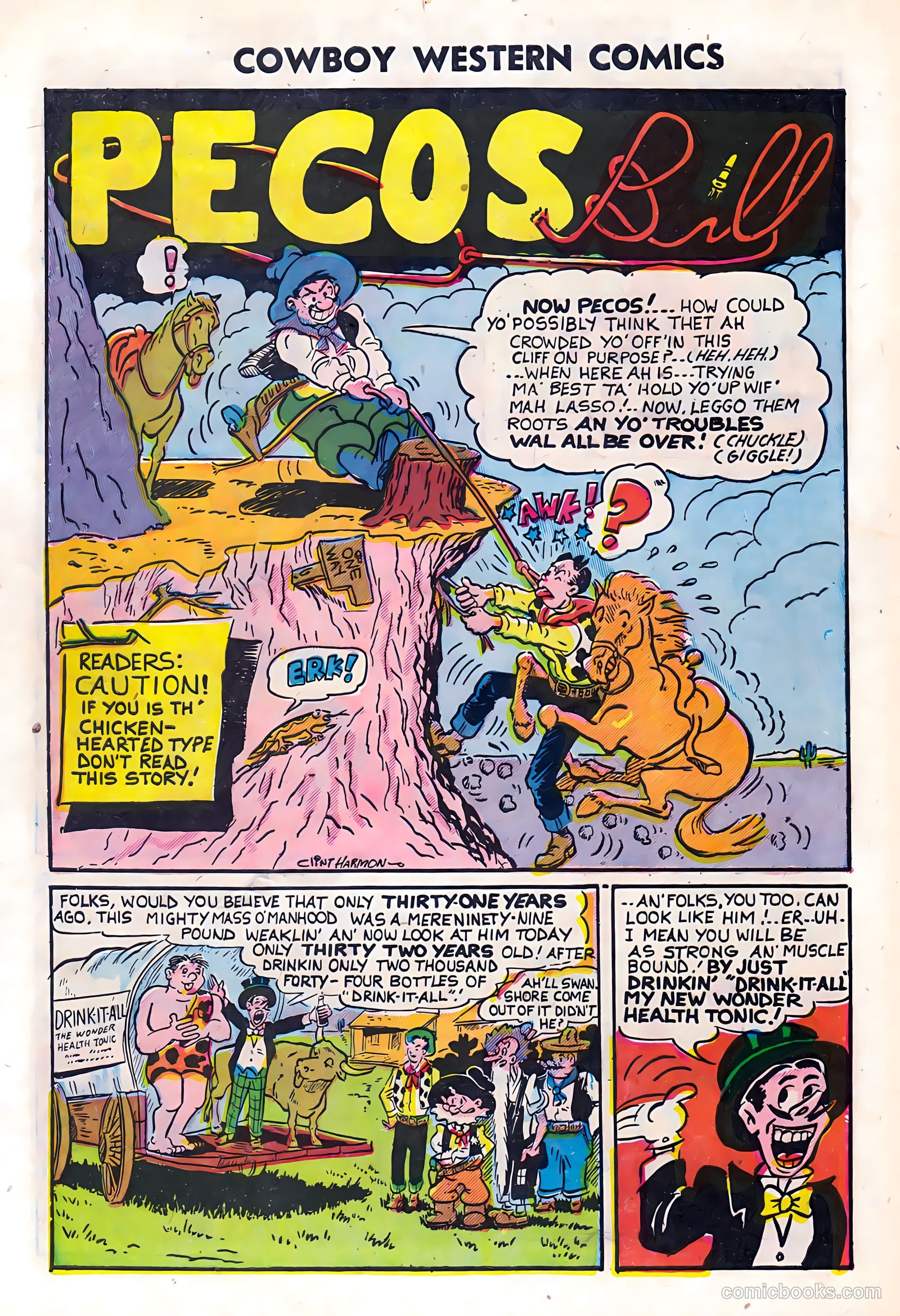 Cowboy Western Comics #37 (1952) — page 30 of 36