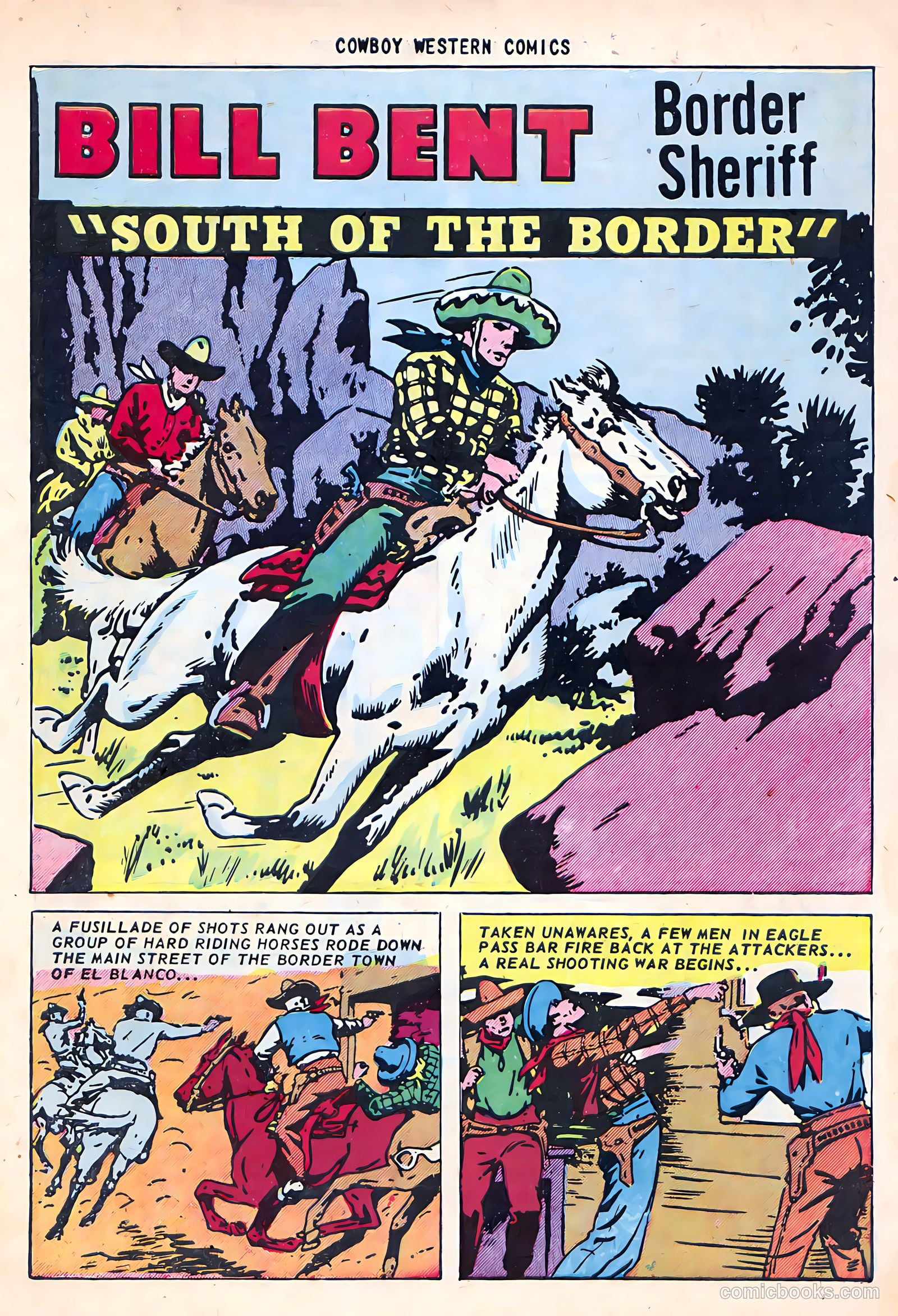 Cowboy Western Comics #38 (1952) — page 3 of 36