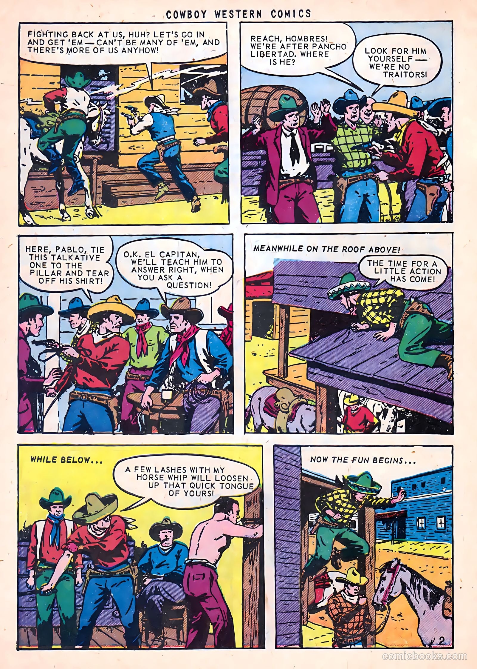 Cowboy Western Comics #38 (1952) — page 4 of 36