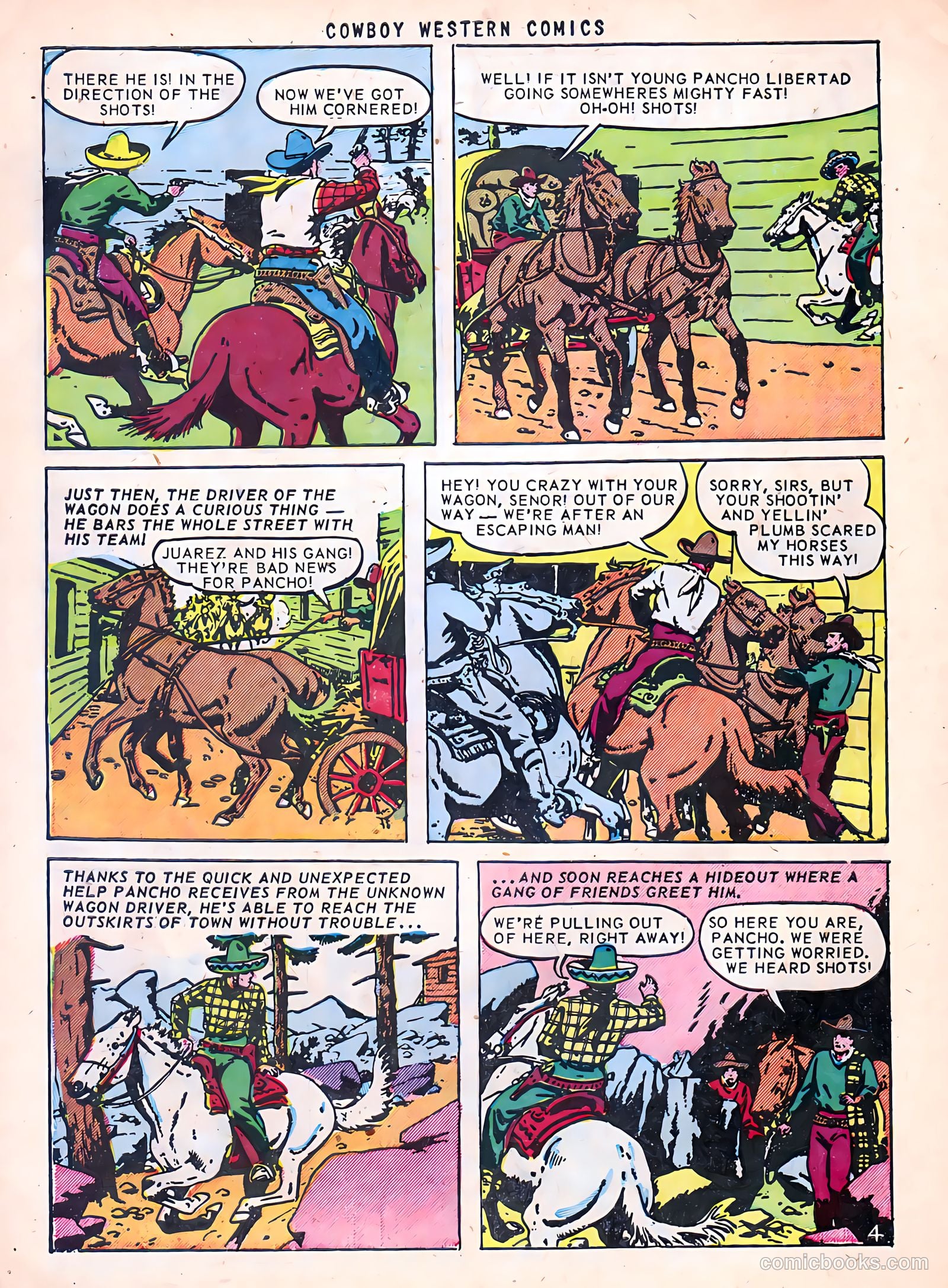 Cowboy Western Comics #38 (1952) — page 6 of 36