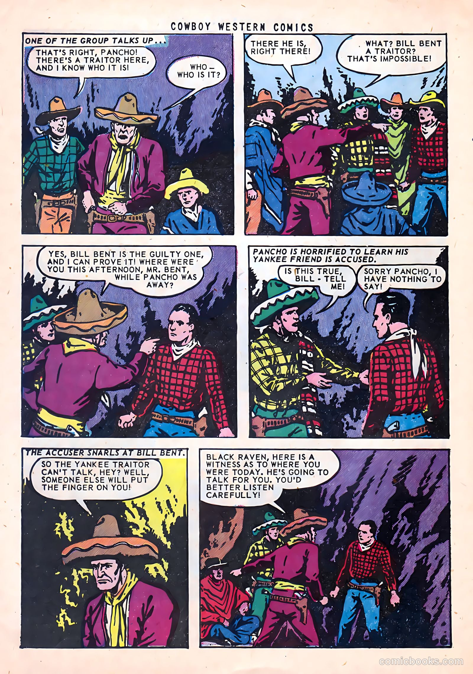 Cowboy Western Comics #38 (1952) — page 8 of 36