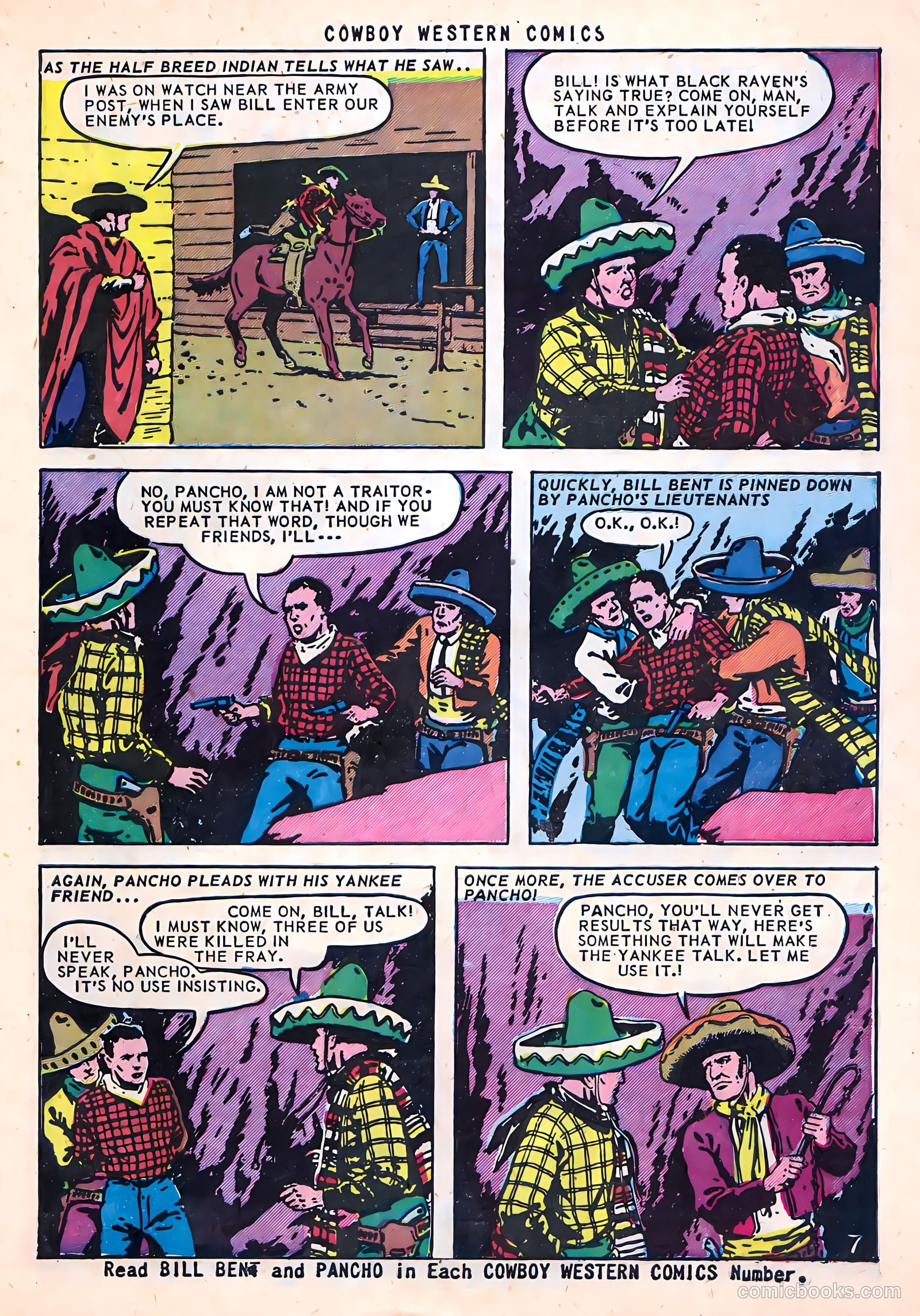 Cowboy Western Comics #38 (1952) — page 9 of 36