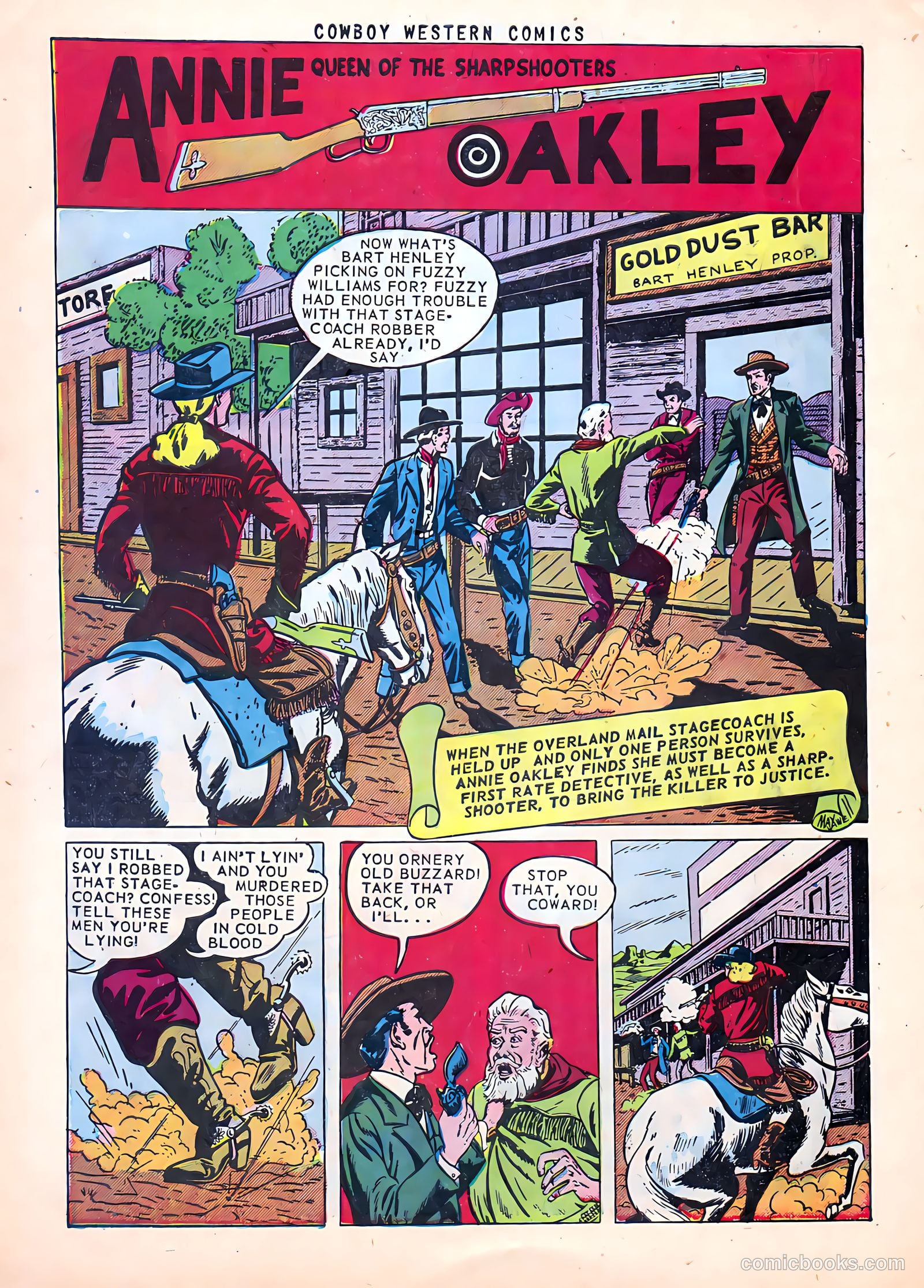 Cowboy Western Comics #38 (1952) — page 10 of 36