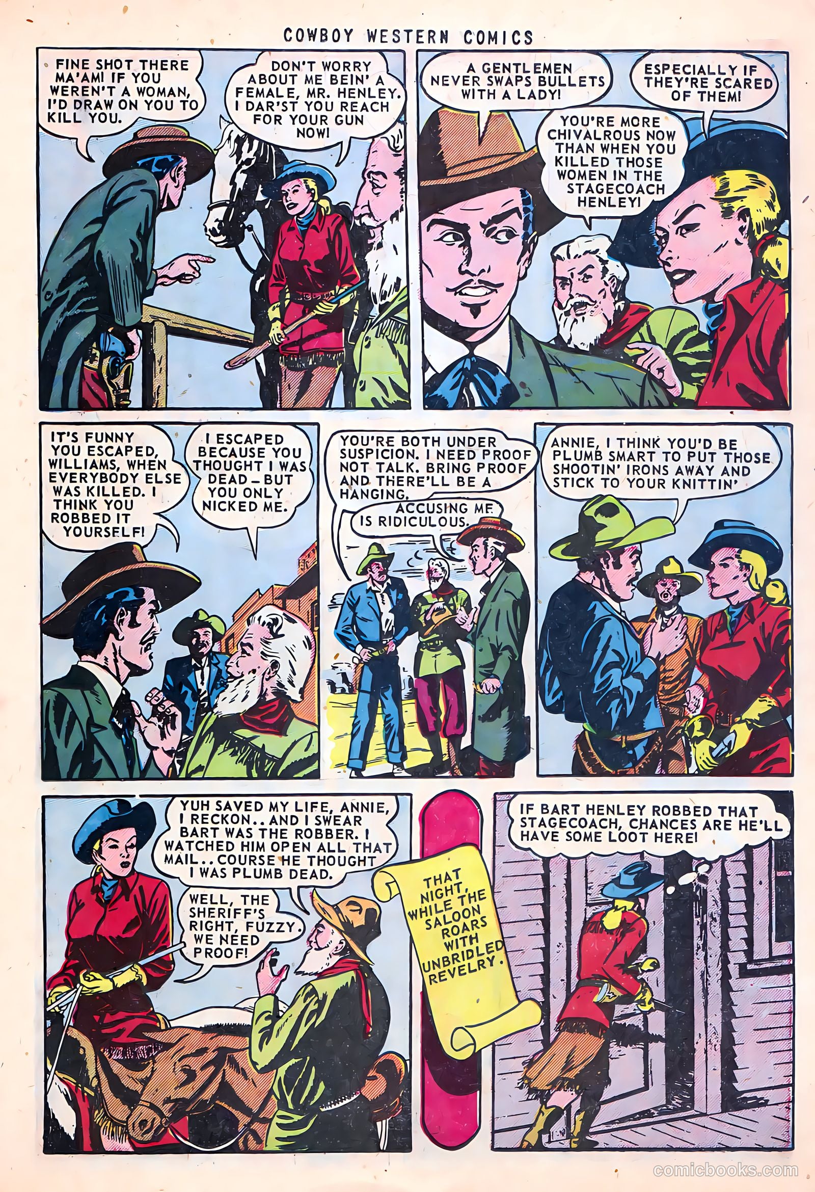 Cowboy Western Comics #38 (1952) — page 11 of 36