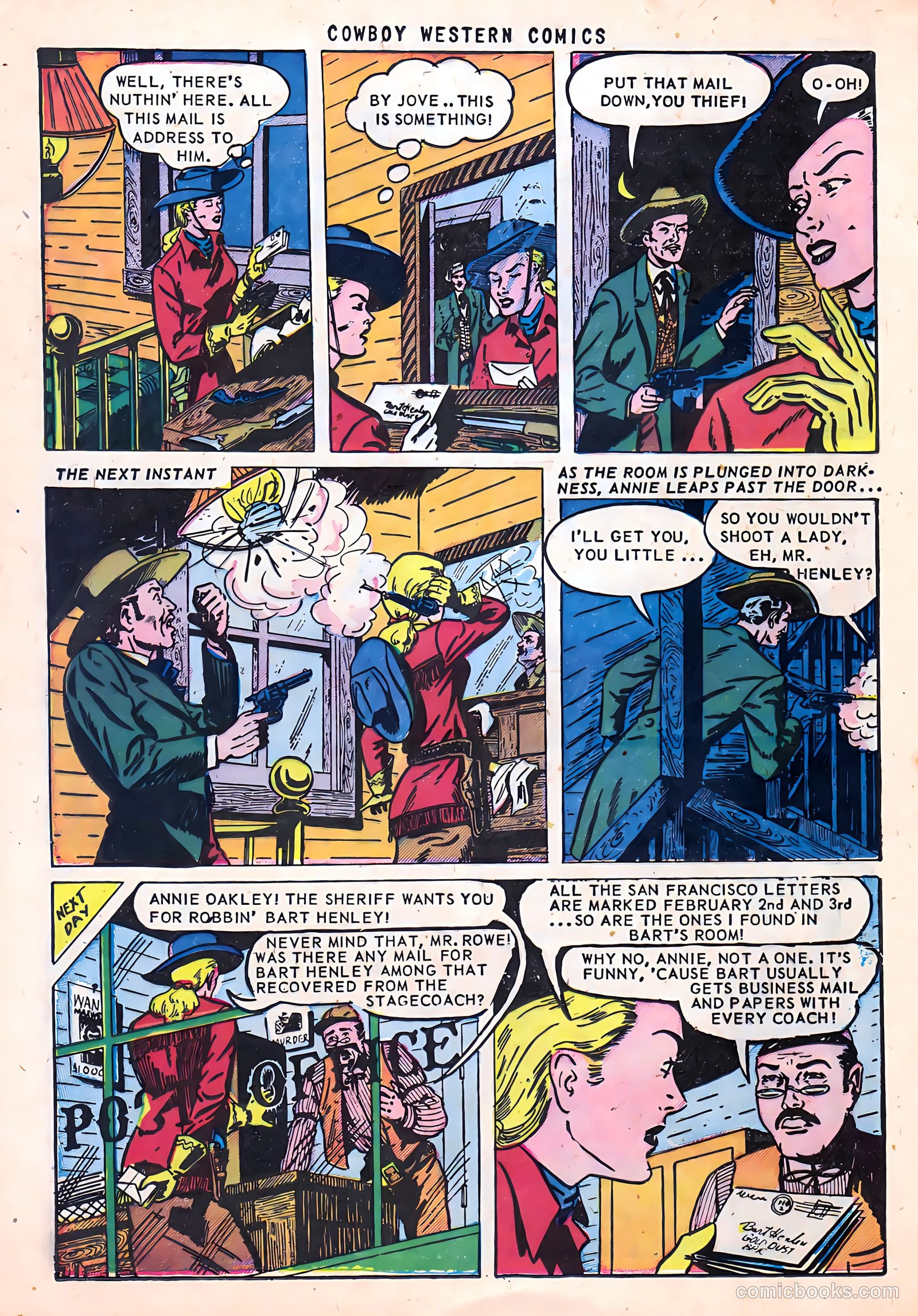 Cowboy Western Comics #38 (1952) — page 12 of 36