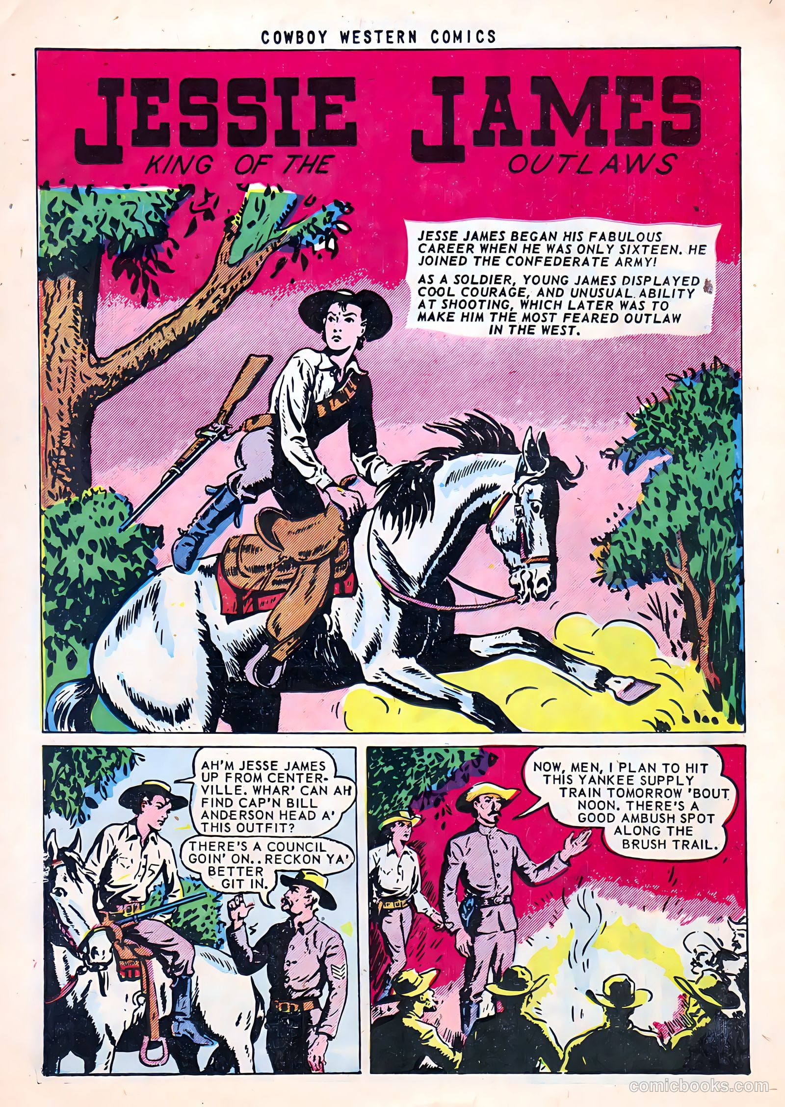 Cowboy Western Comics #38 (1952) — page 14 of 36