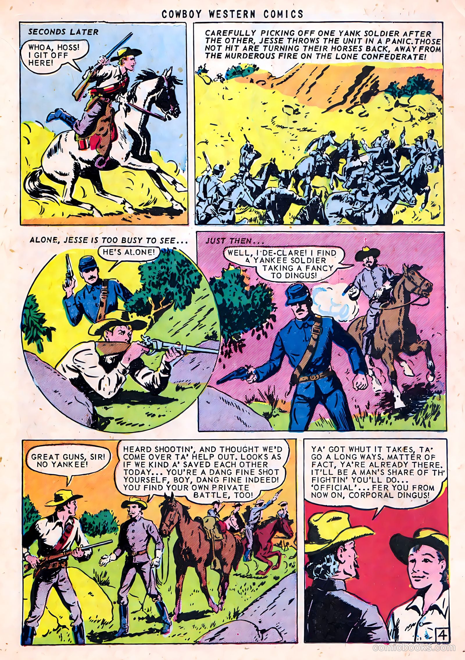 Cowboy Western Comics #38 (1952) — page 17 of 36