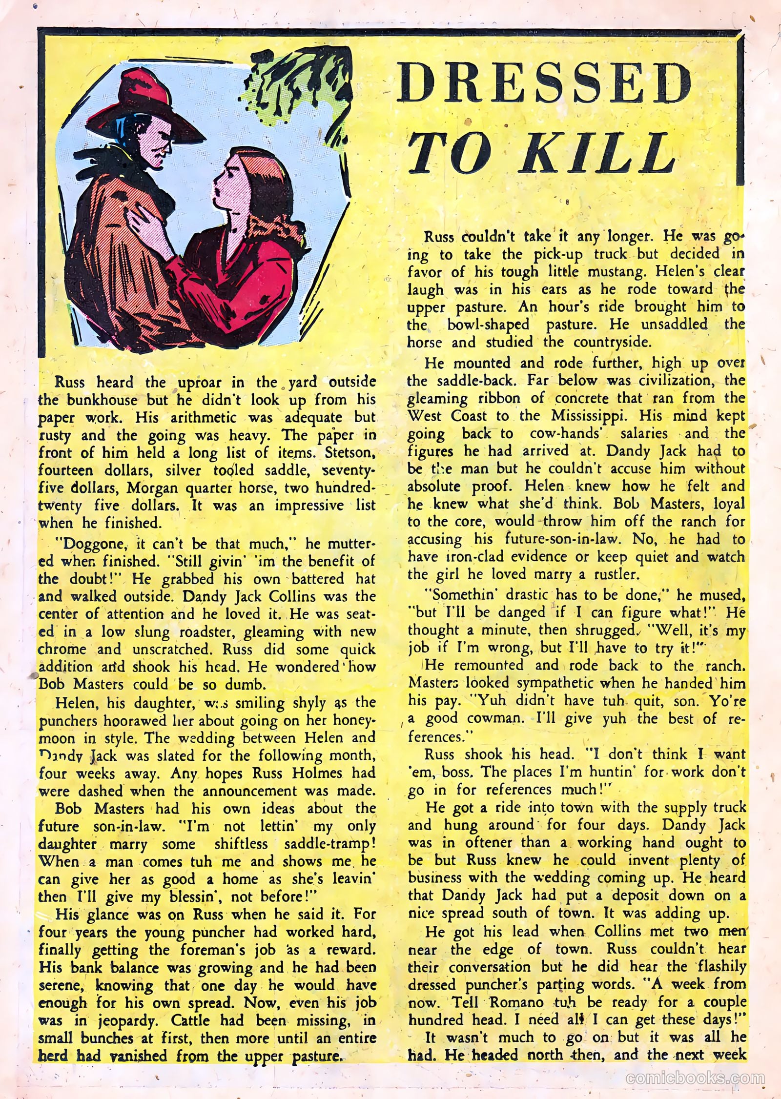 Cowboy Western Comics #38 (1952) — page 18 of 36