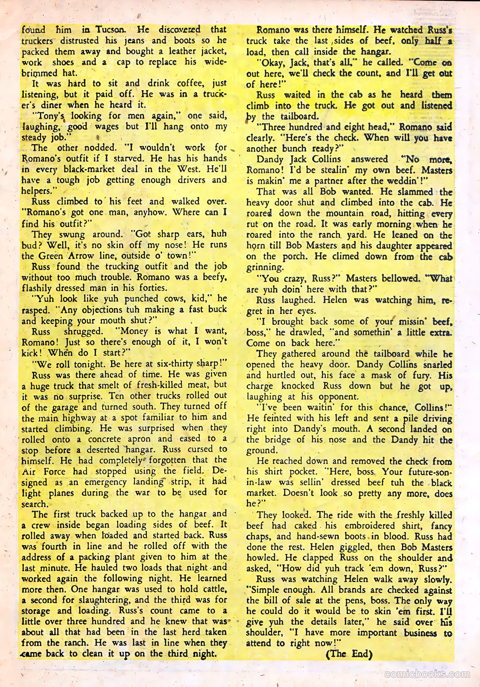Cowboy Western Comics #38 (1952) — page 19 of 36