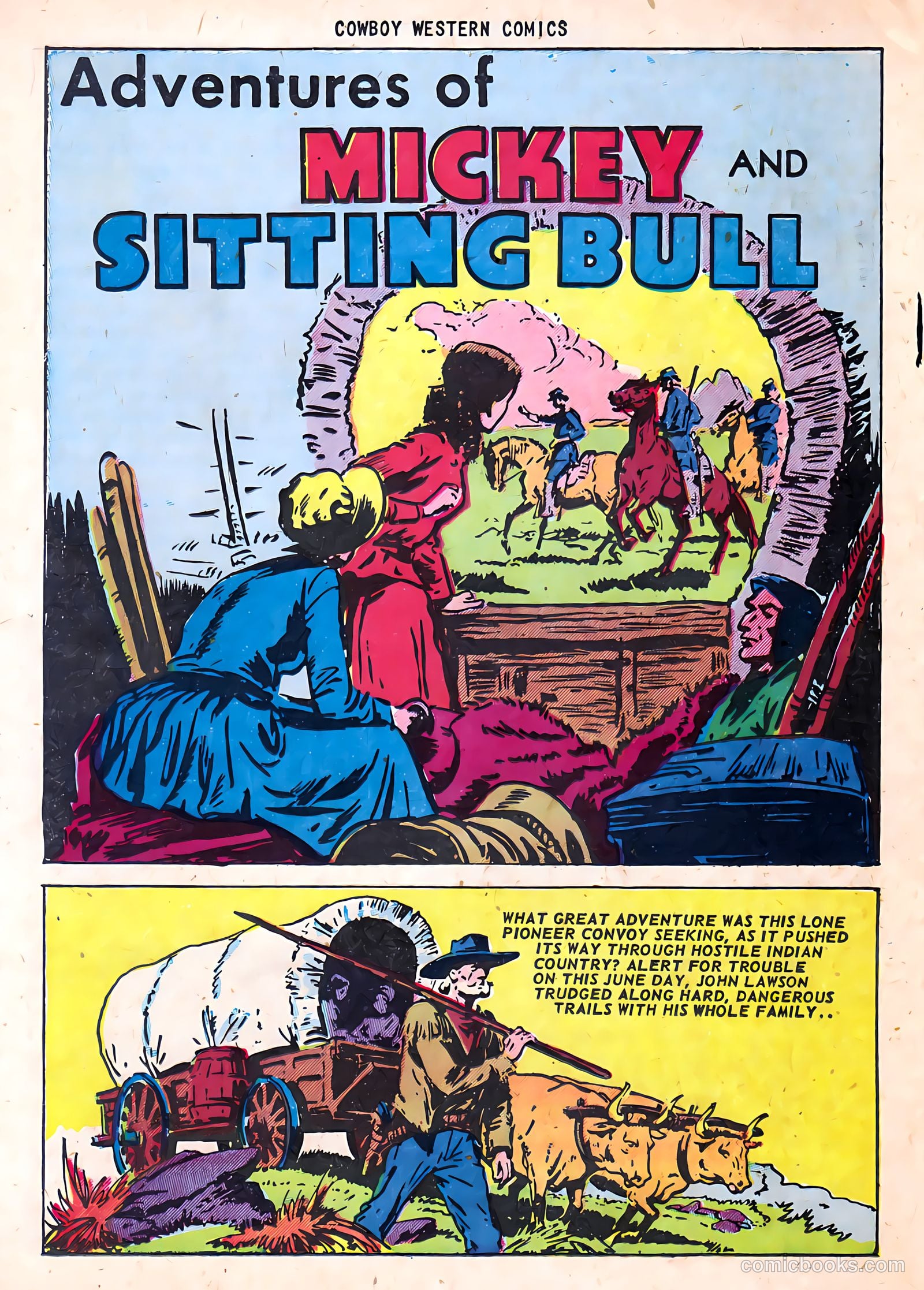 Cowboy Western Comics #38 (1952) — page 20 of 36