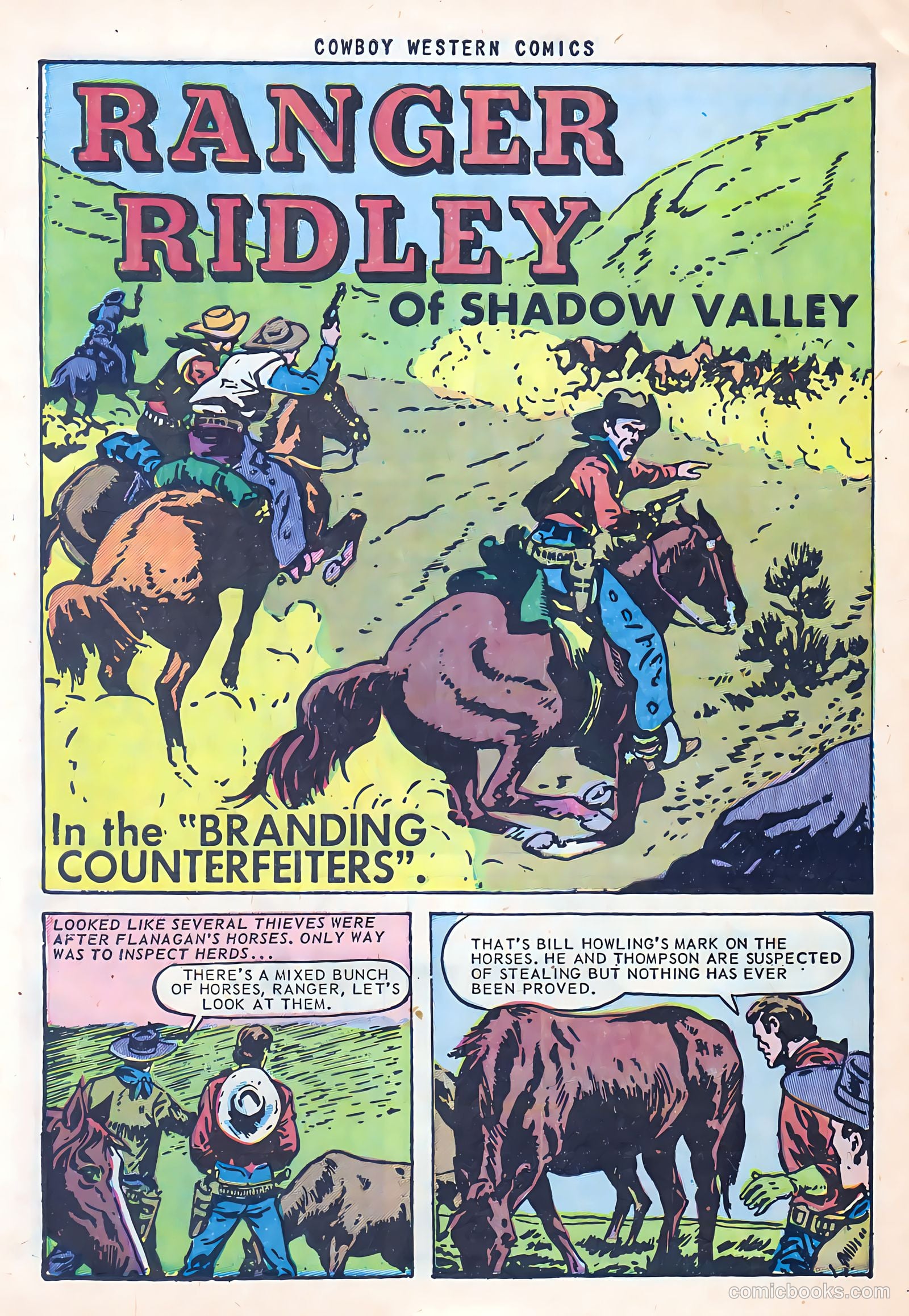 Cowboy Western Comics #38 (1952) — page 28 of 36
