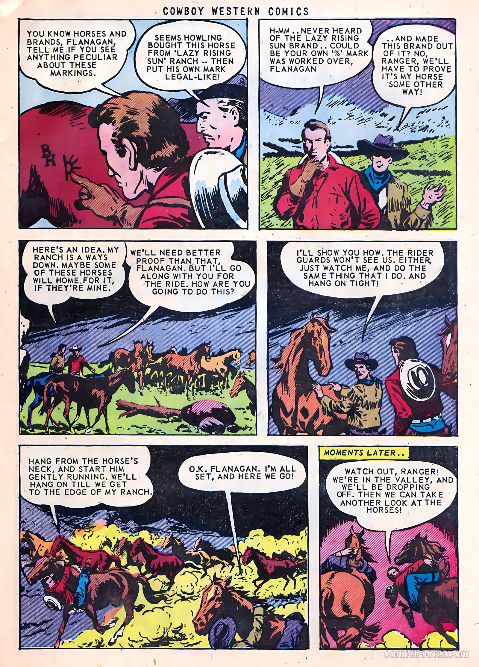 Cowboy Western Comics #38 (1952) — page 29 of 36