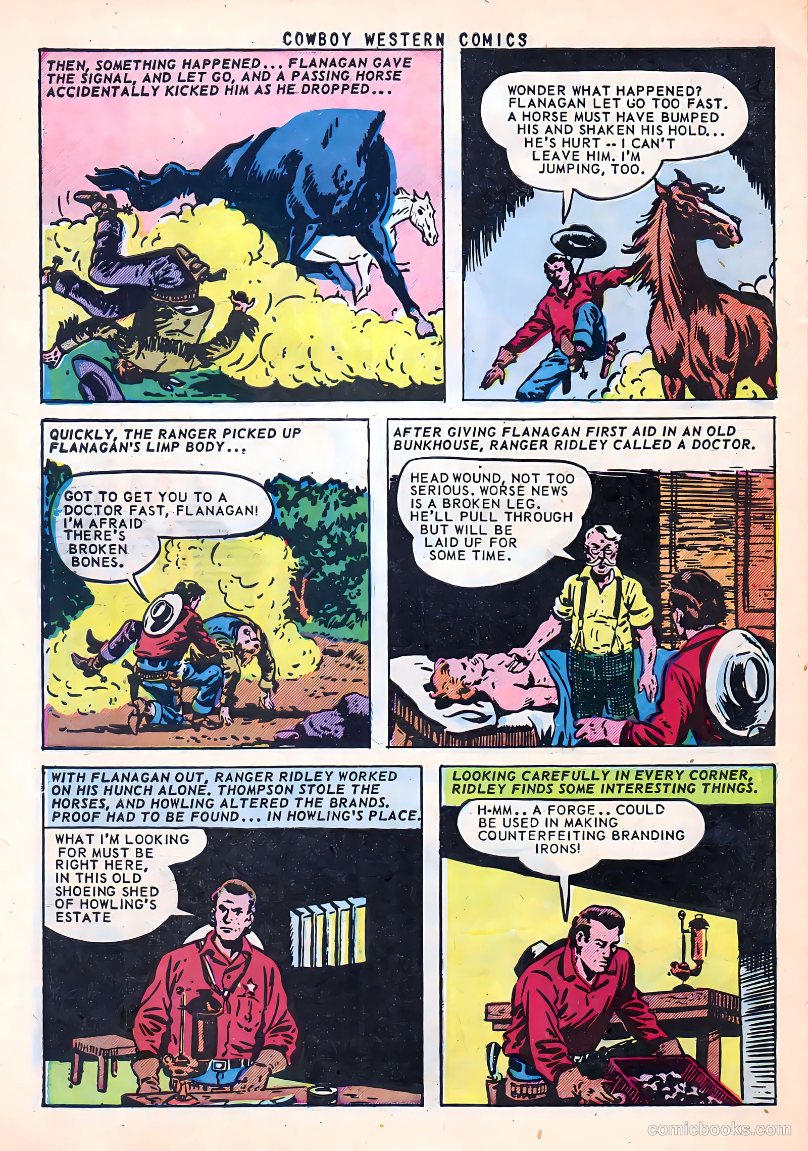 Cowboy Western Comics #38 (1952) — page 30 of 36