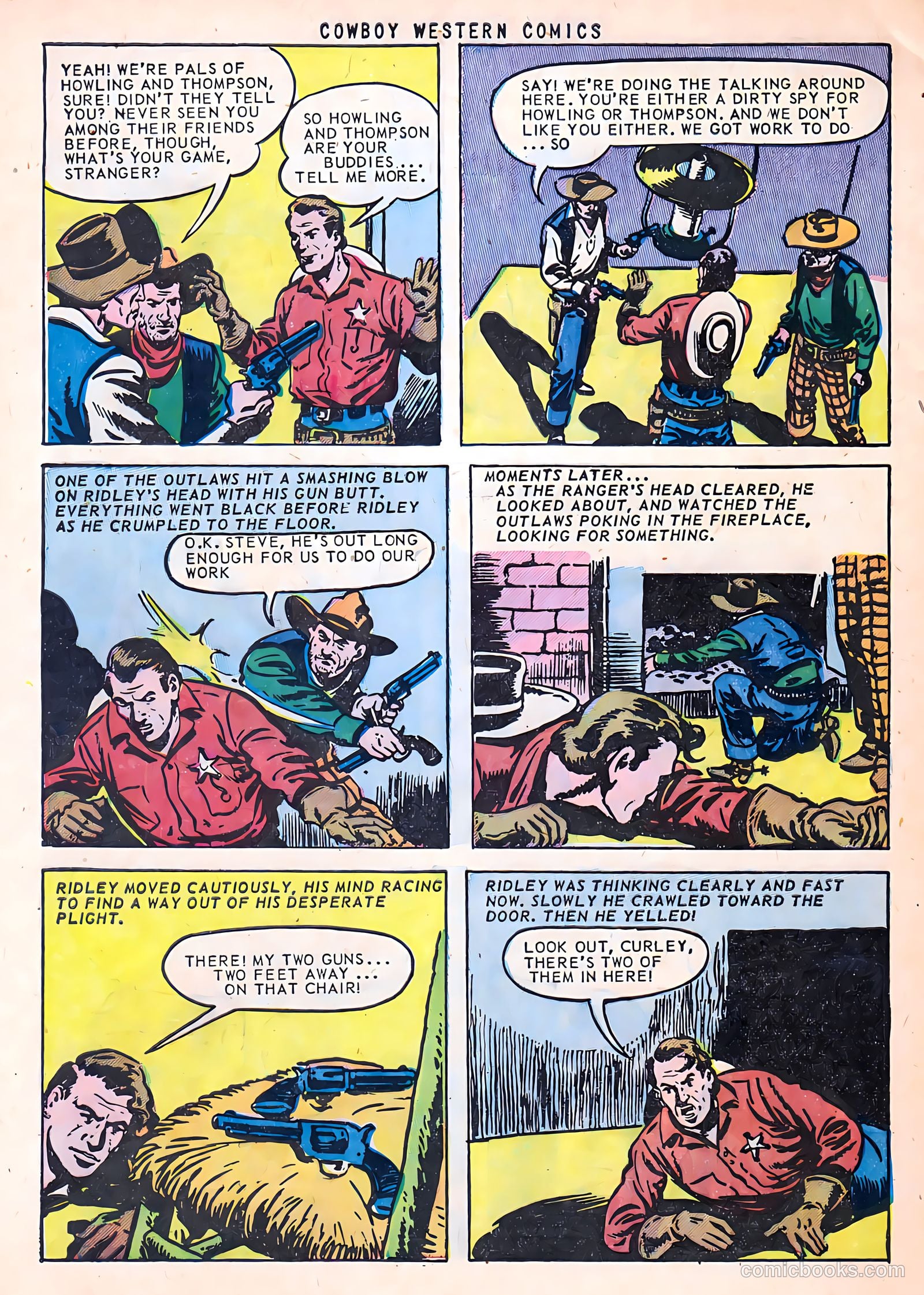Cowboy Western Comics #38 (1952) — page 32 of 36