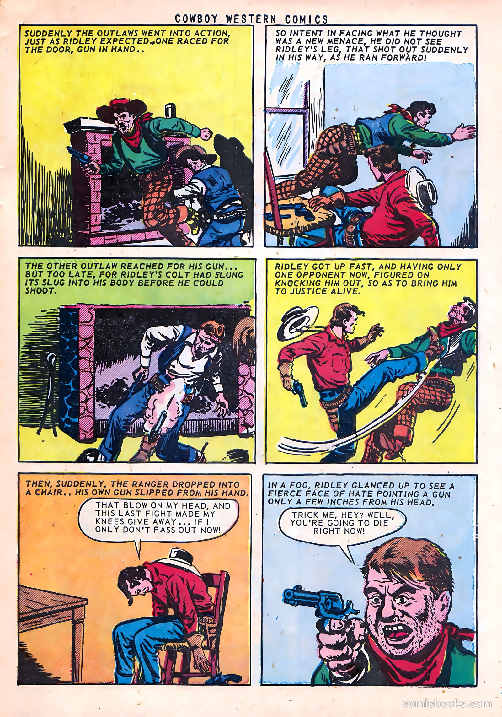 Cowboy Western Comics #38 (1952) — page 33 of 36