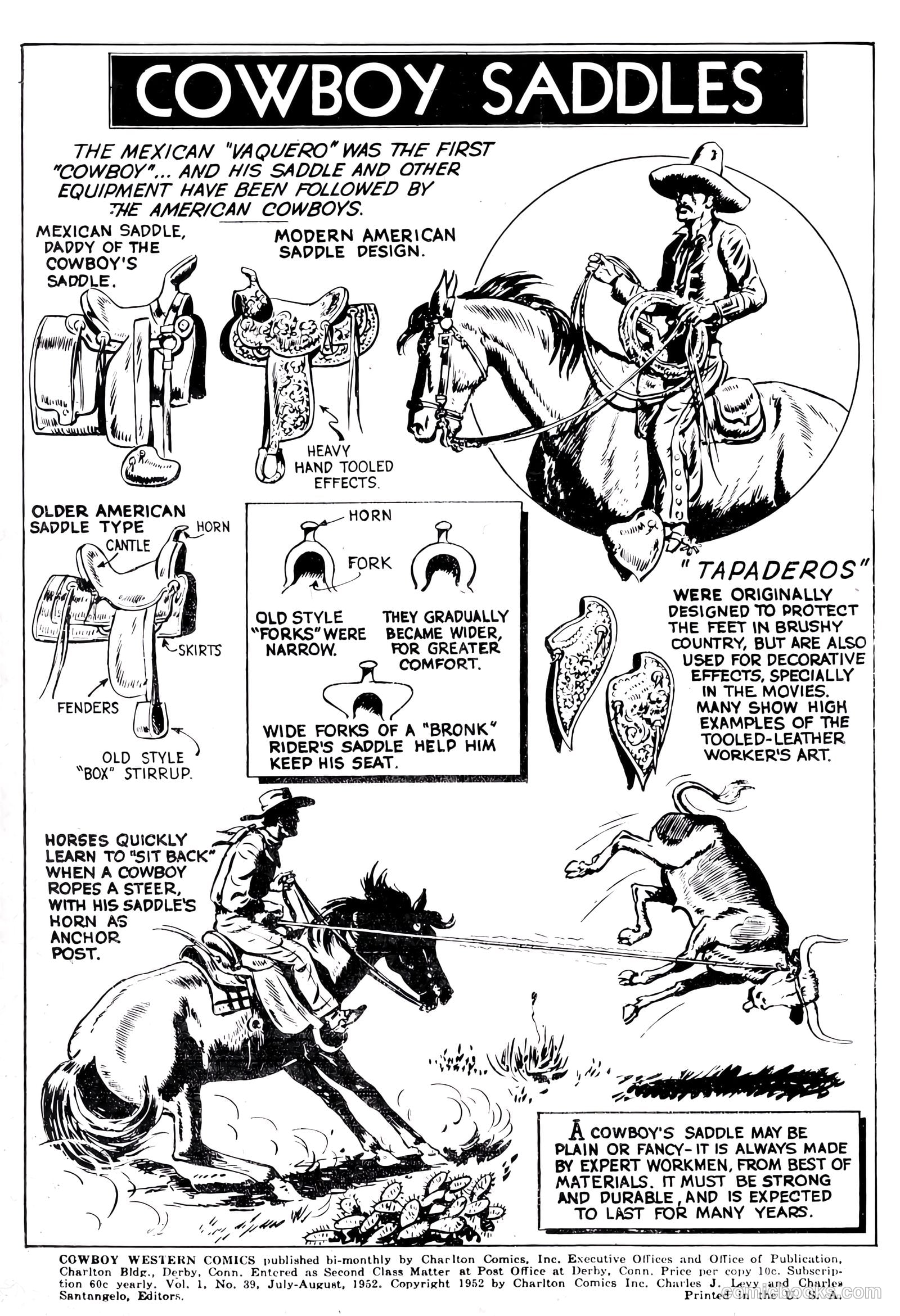 Cowboy Western Comics #39 (1952) — page 2 of 36