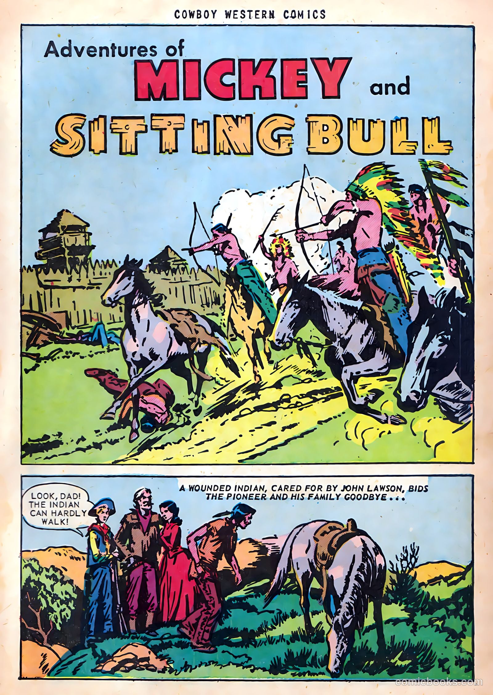Cowboy Western Comics #39 (1952) — page 3 of 36