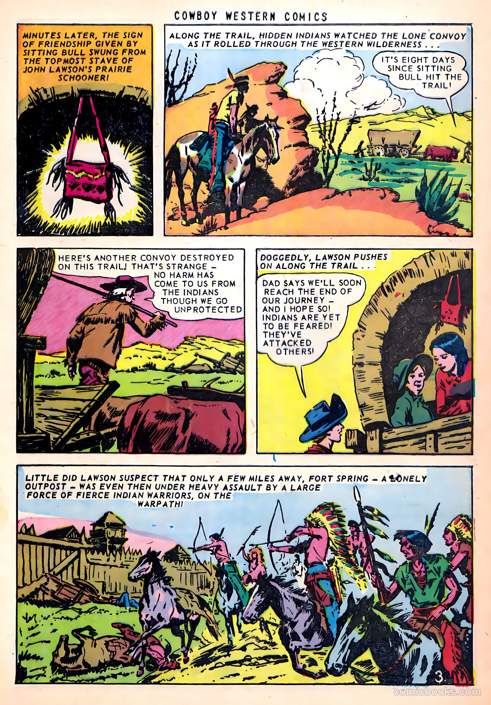 Cowboy Western Comics #39 (1952) — page 5 of 36