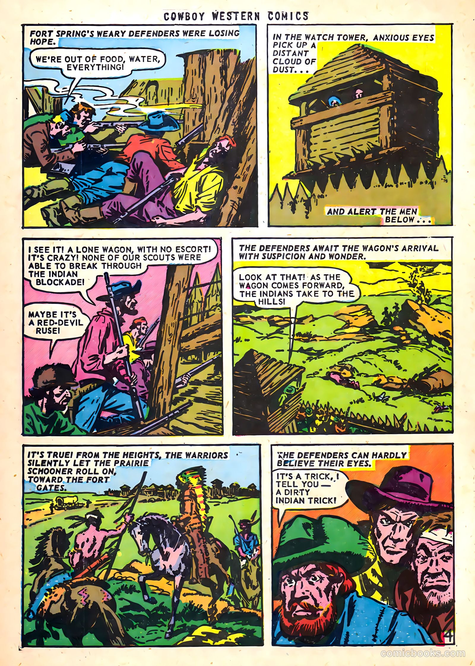 Cowboy Western Comics #39 (1952) — page 6 of 36