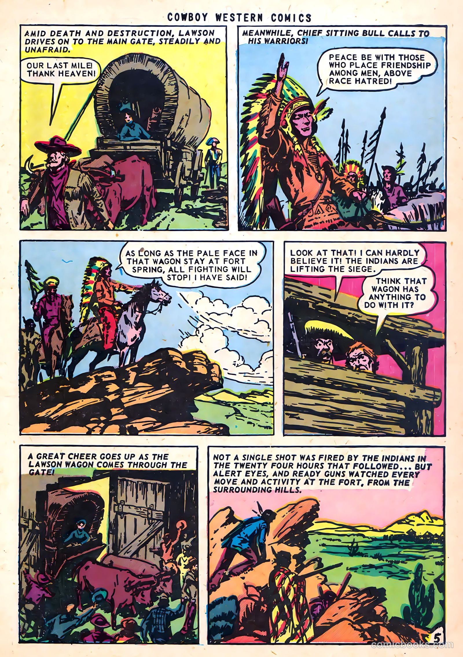 Cowboy Western Comics #39 (1952) — page 7 of 36