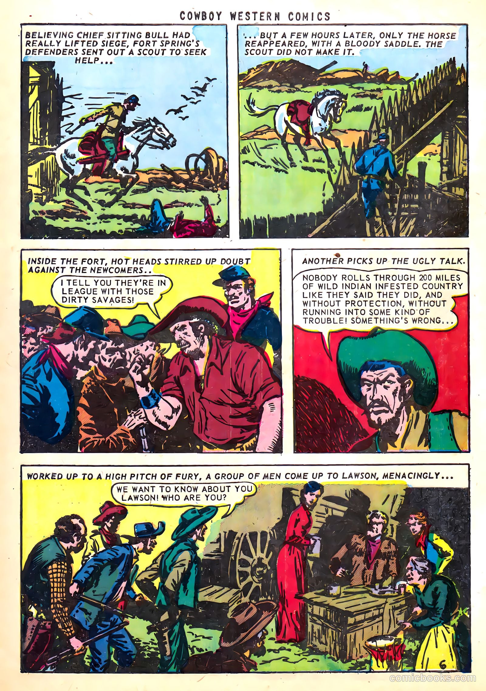 Cowboy Western Comics #39 (1952) — page 8 of 36
