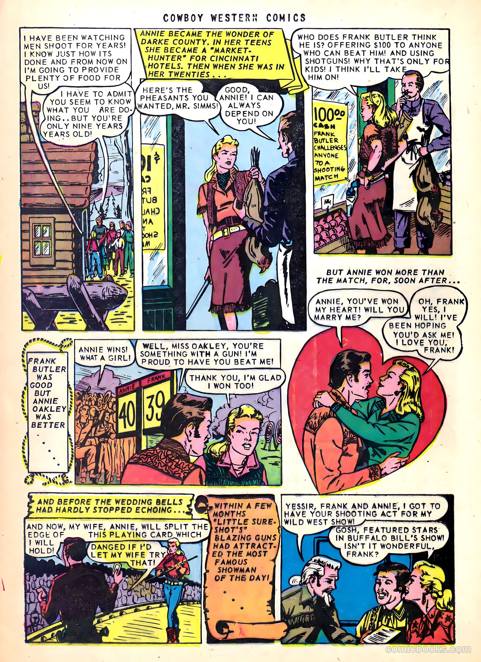 Cowboy Western Comics #39 (1952) — page 12 of 36
