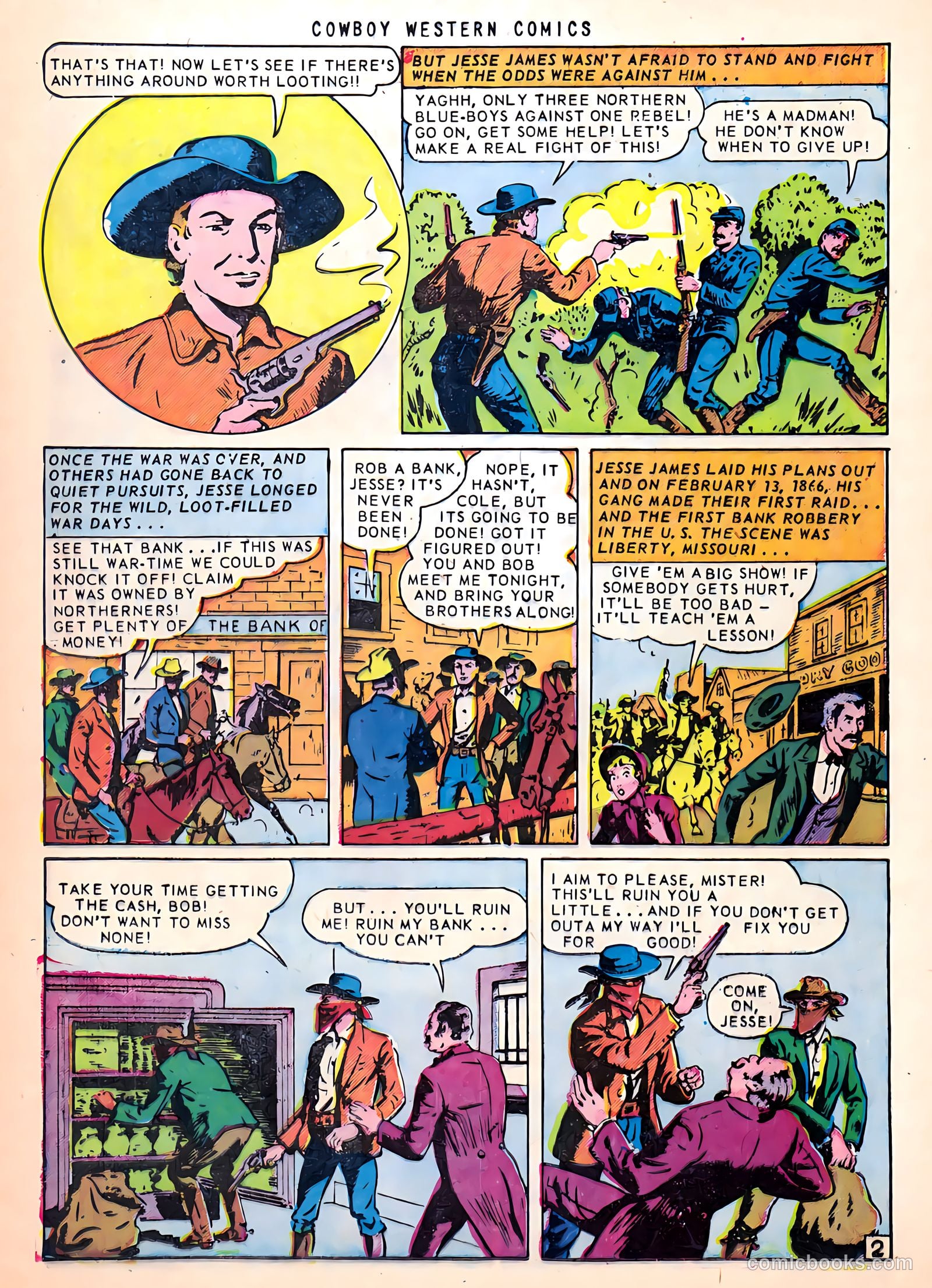 Cowboy Western Comics #39 (1952) — page 16 of 36