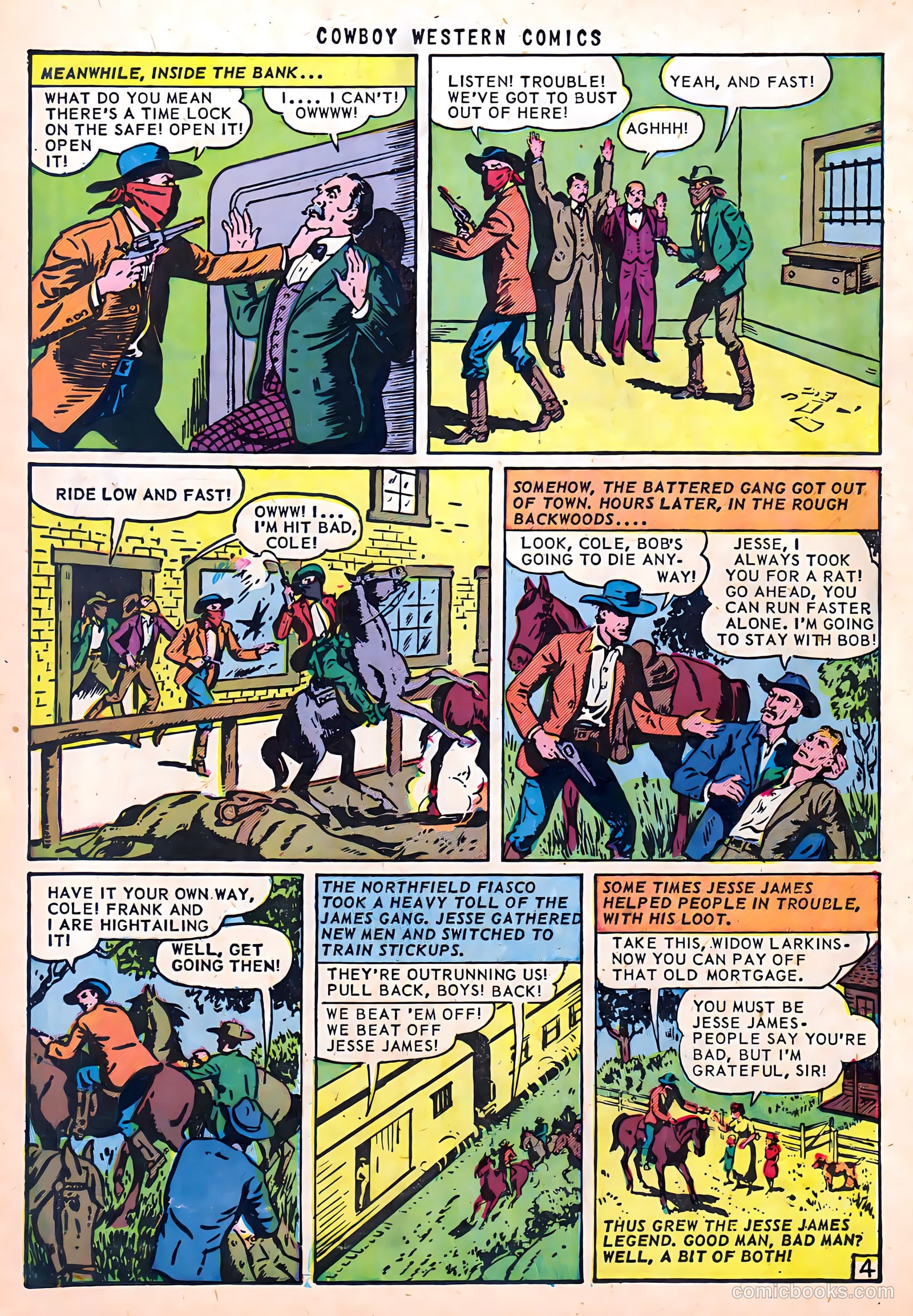 Cowboy Western Comics #39 (1952) — page 18 of 36