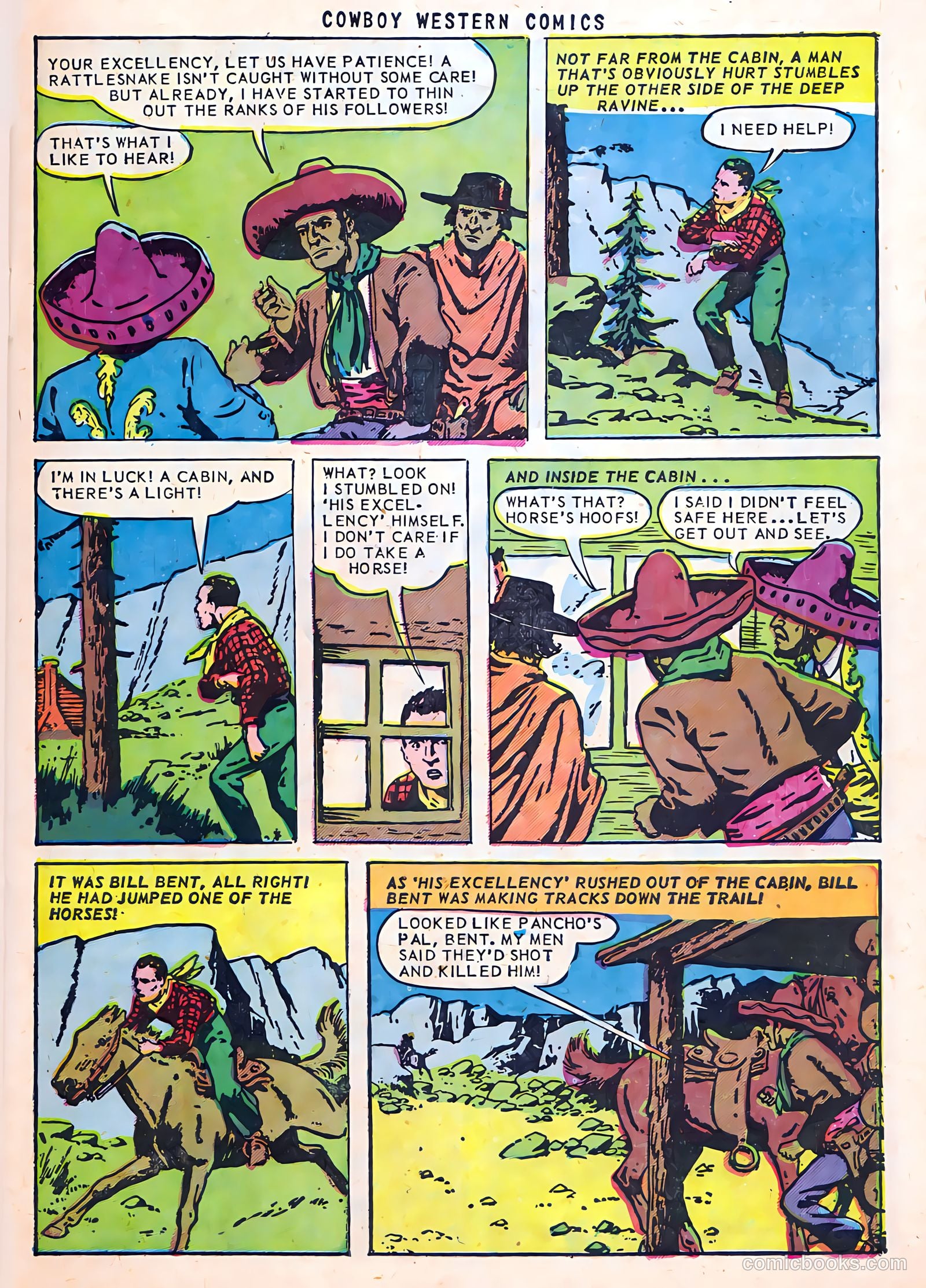 Cowboy Western Comics #39 (1952) — page 27 of 36