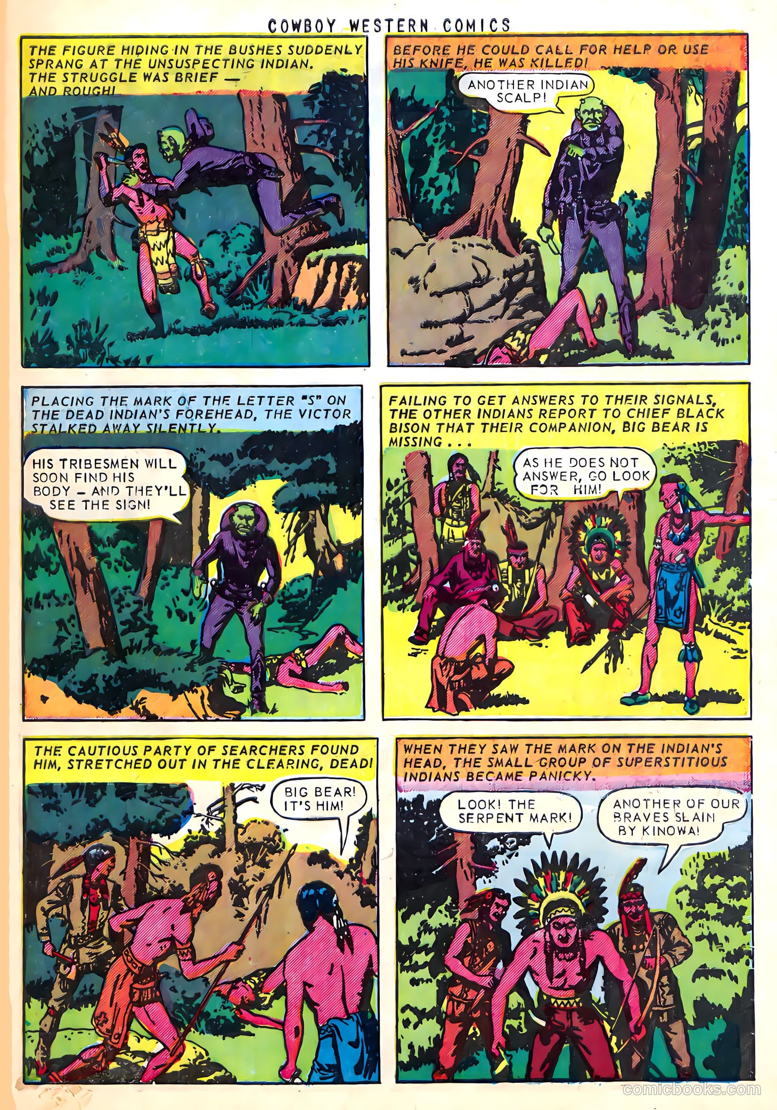 Cowboy Western Comics #39 (1952) — page 29 of 36