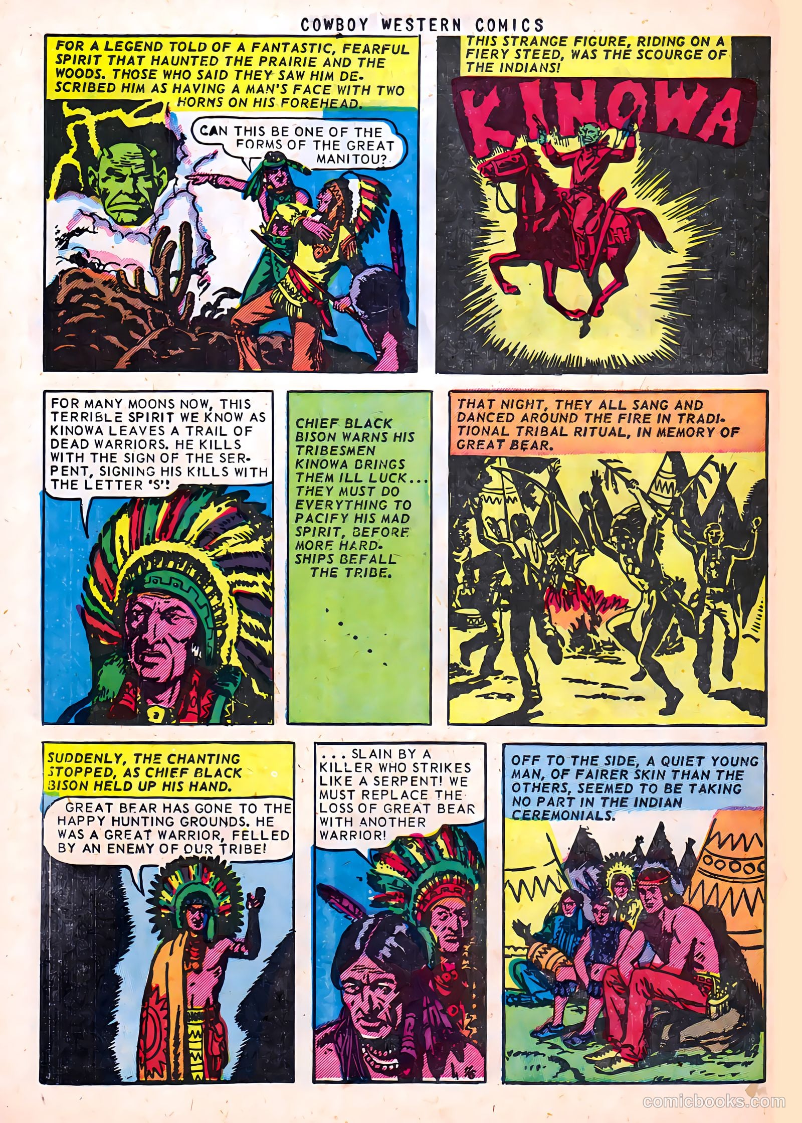 Cowboy Western Comics #39 (1952) — page 30 of 36