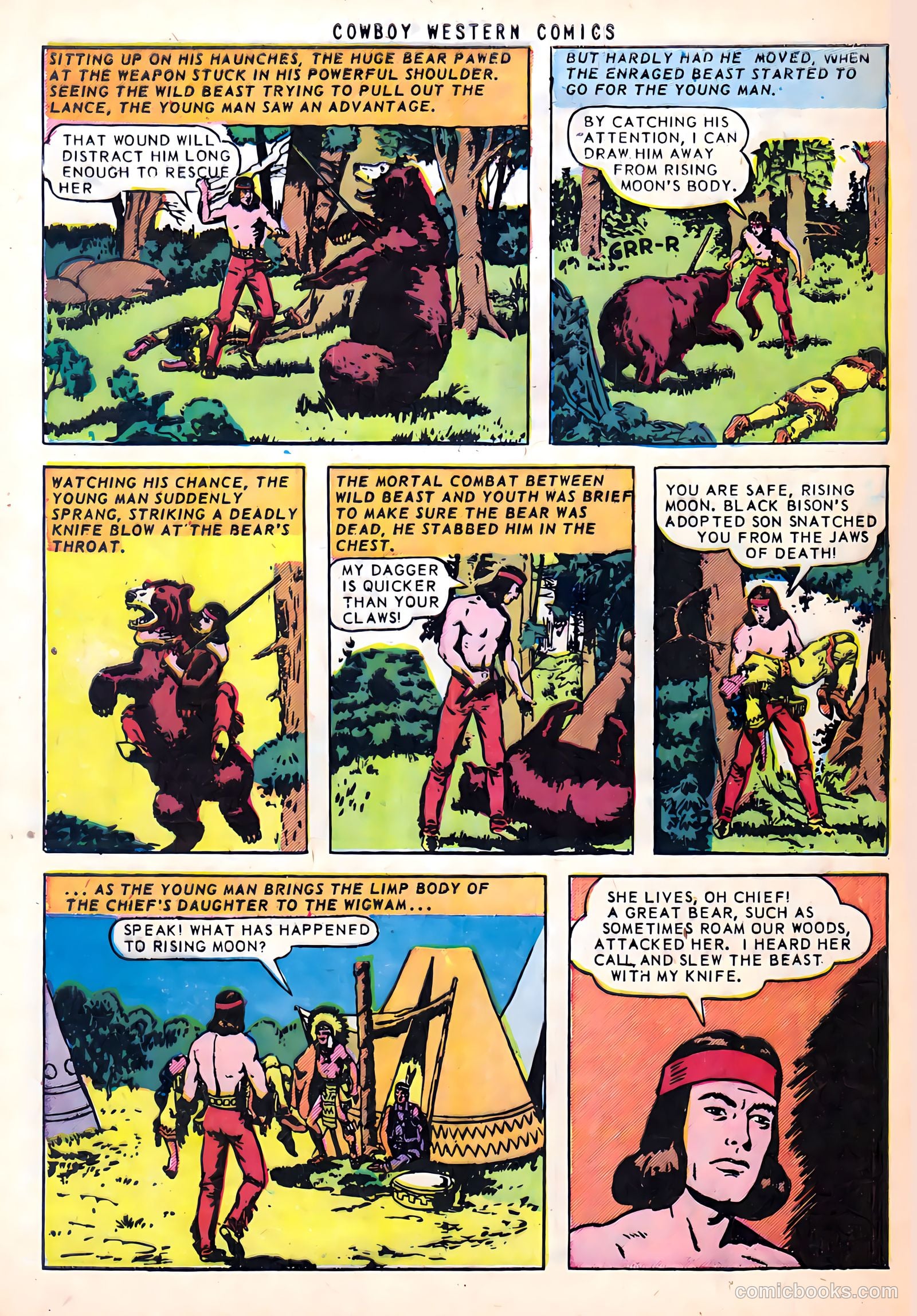 Cowboy Western Comics #39 (1952) — page 32 of 36