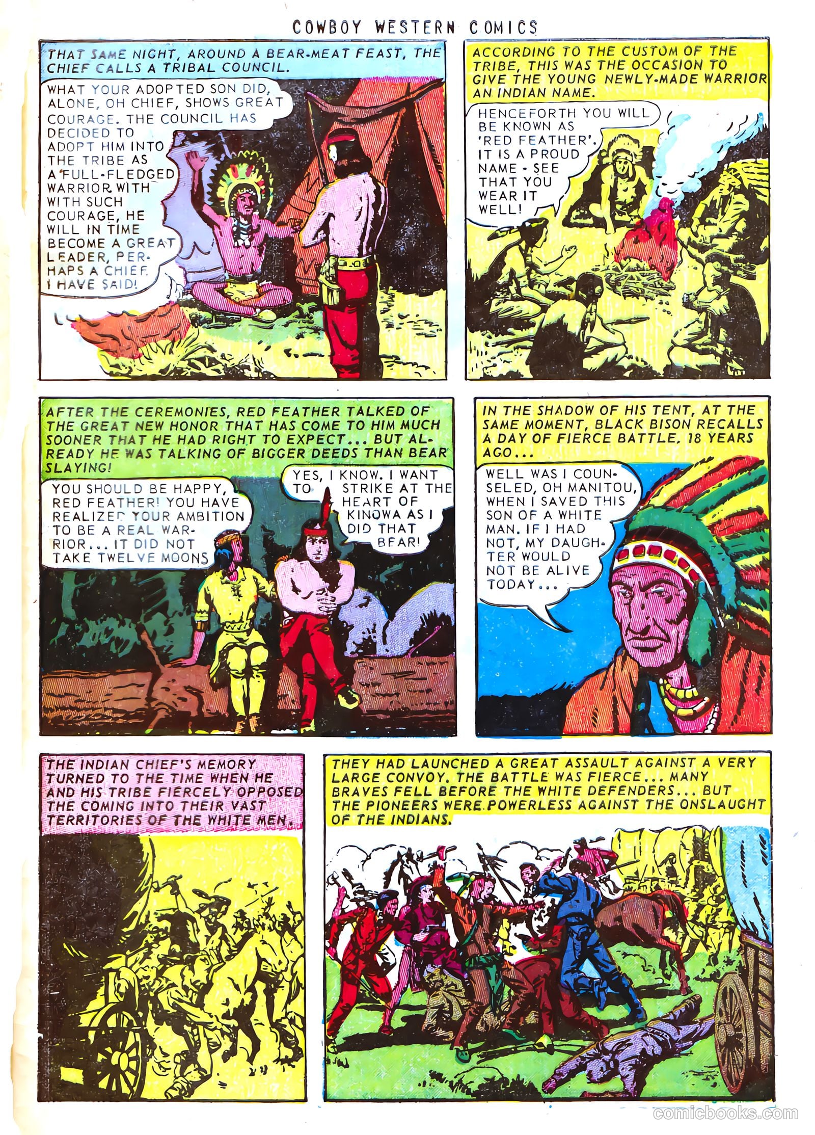 Cowboy Western Comics #39 (1952) — page 33 of 36