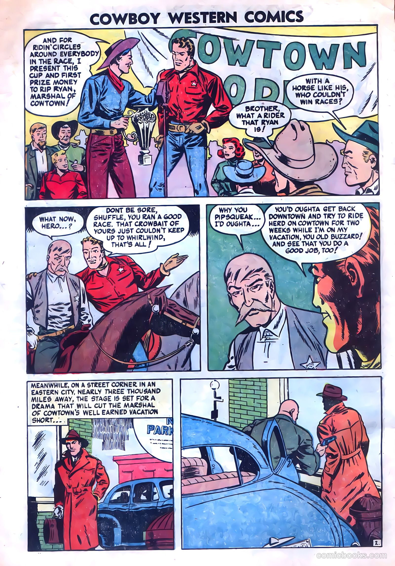 Cowboy Western Comics #46 (1953) — page 4 of 36