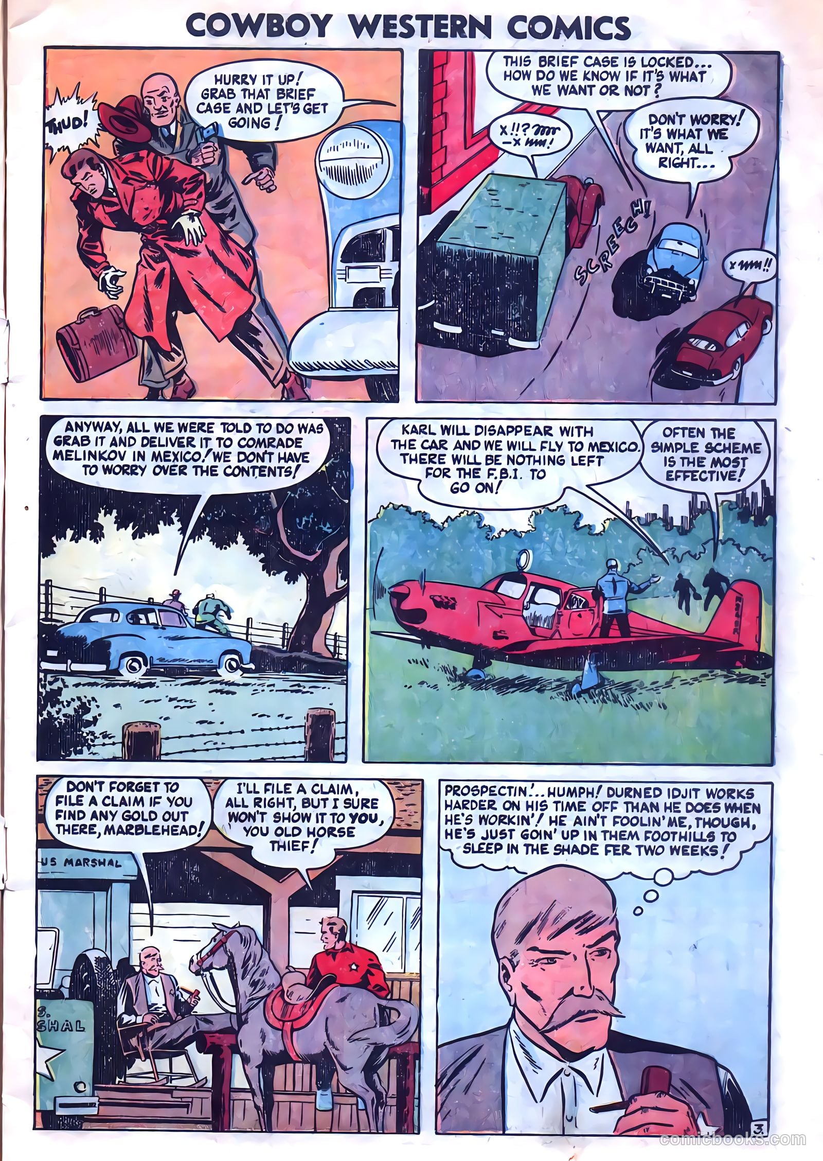 Cowboy Western Comics #46 (1953) — page 5 of 36