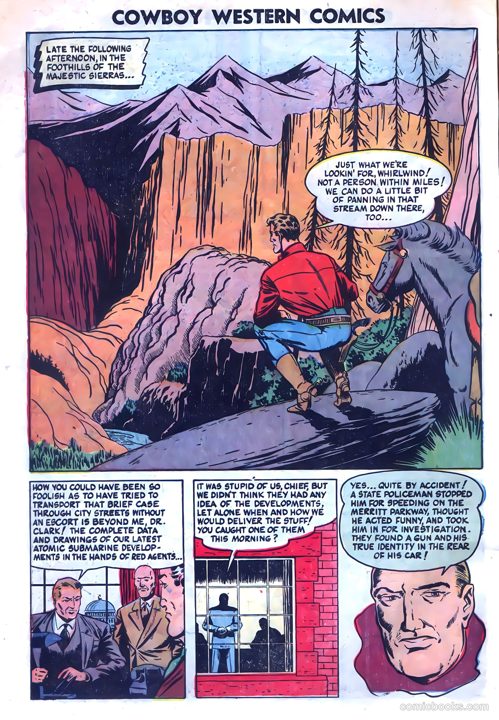 Cowboy Western Comics #46 (1953) — page 6 of 36