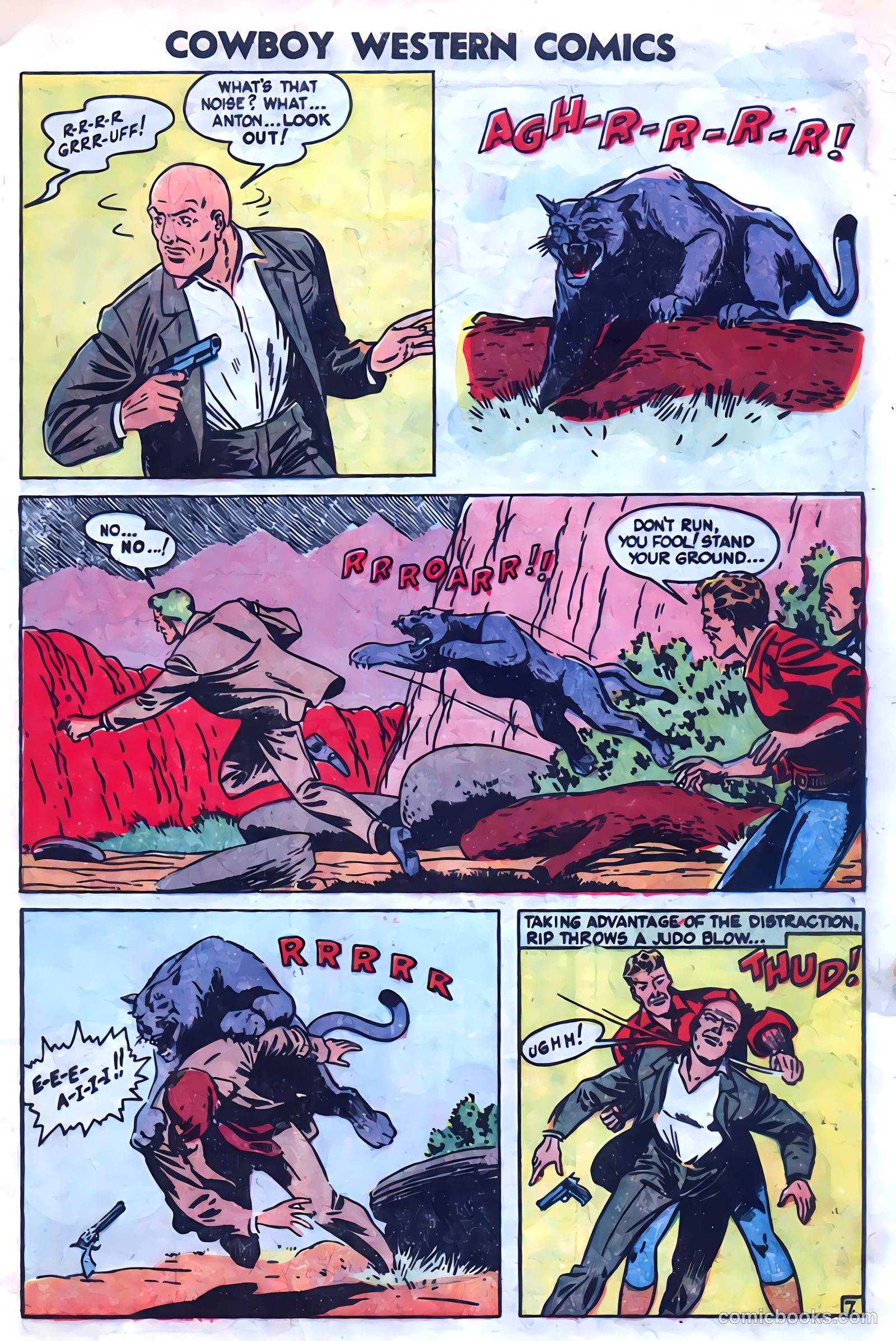 Cowboy Western Comics #46 (1953) — page 9 of 36