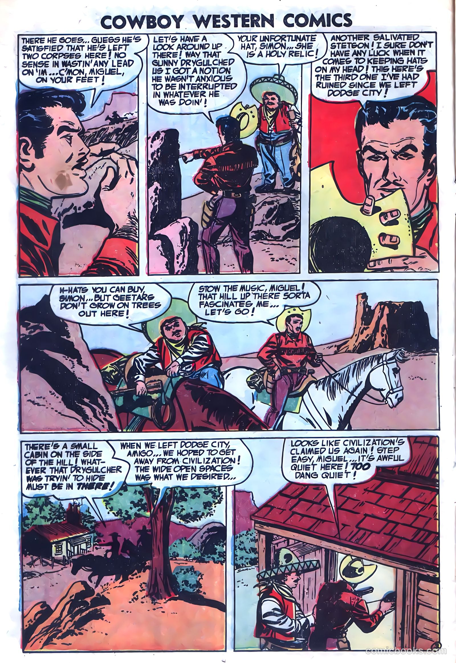 Cowboy Western Comics #46 (1953) — page 12 of 36