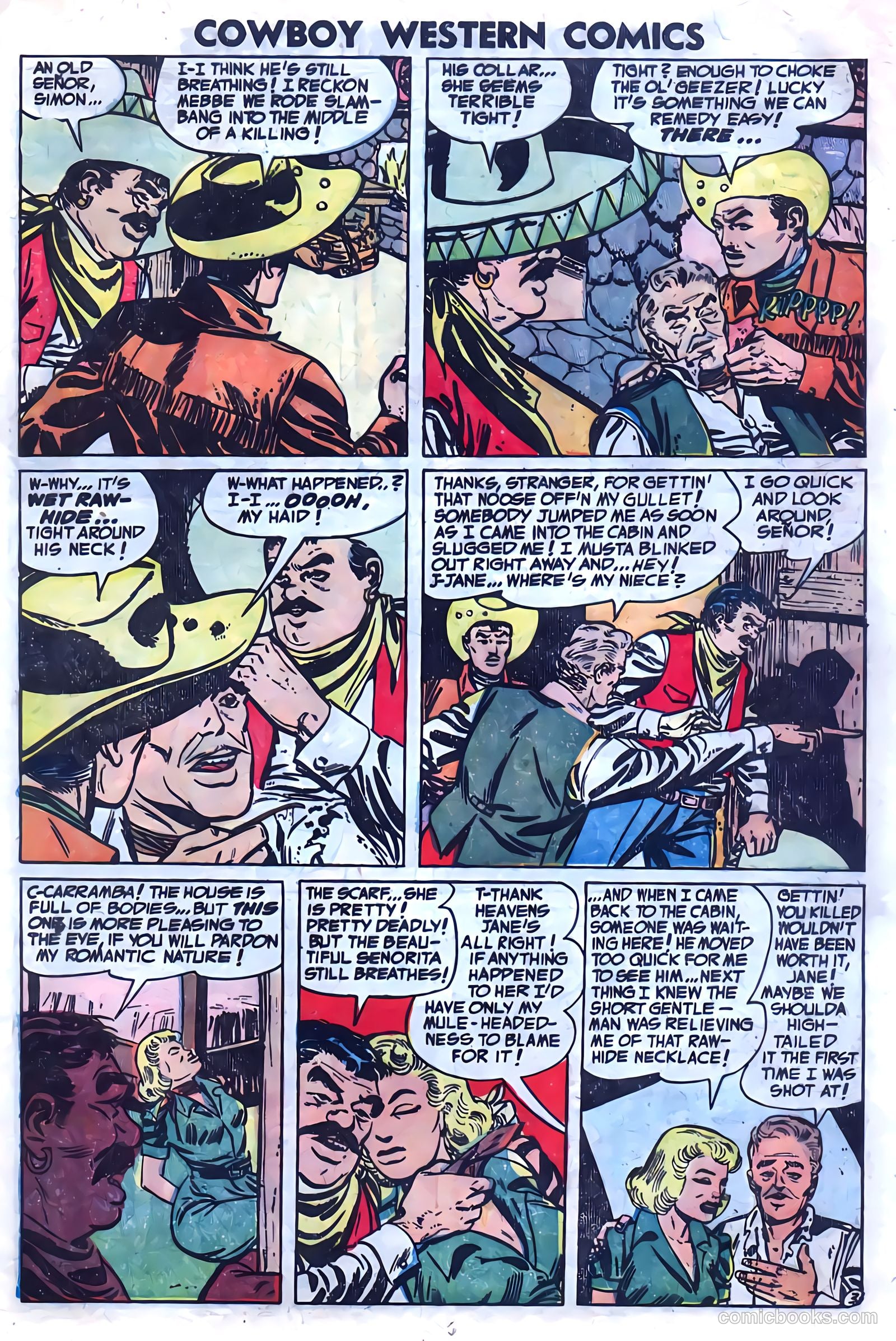 Cowboy Western Comics #46 (1953) — page 13 of 36