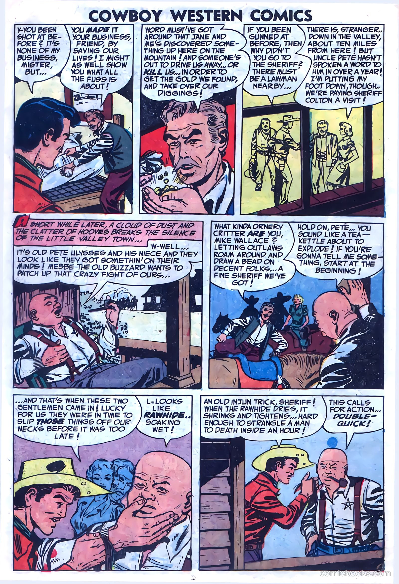 Cowboy Western Comics #46 (1953) — page 14 of 36