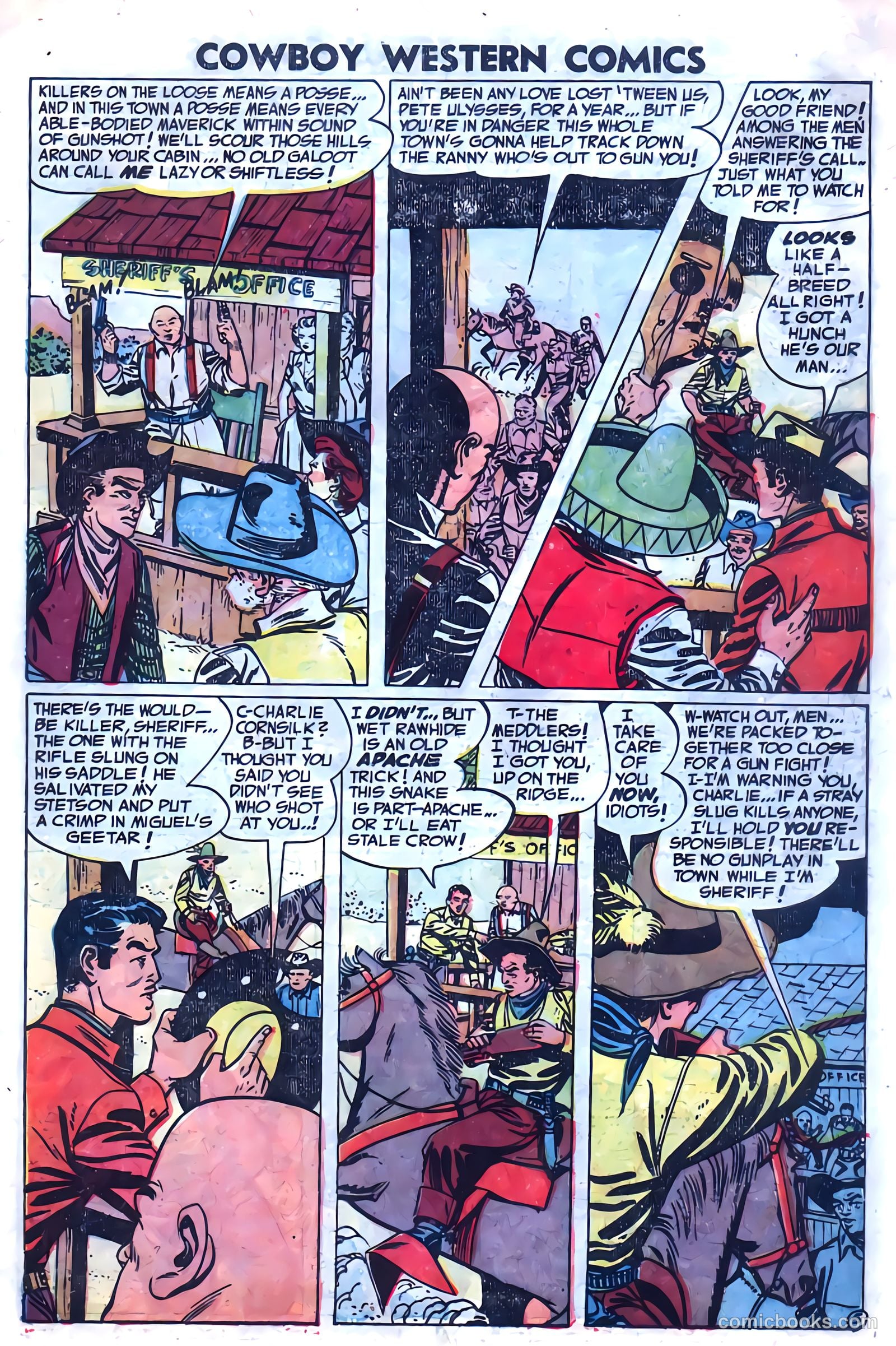Cowboy Western Comics #46 (1953) — page 15 of 36