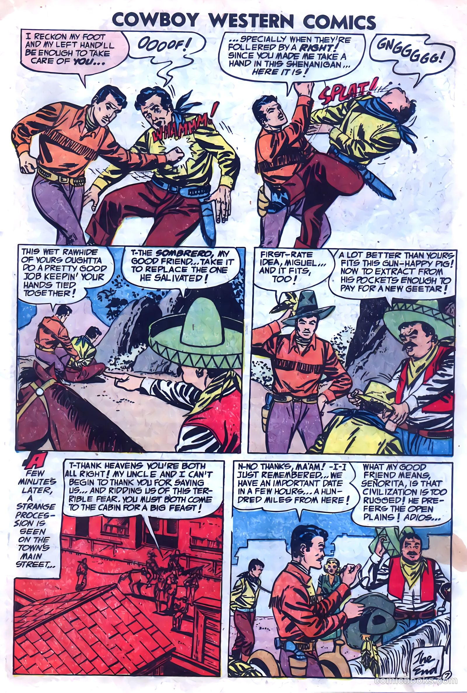 Cowboy Western Comics #46 (1953) — page 17 of 36