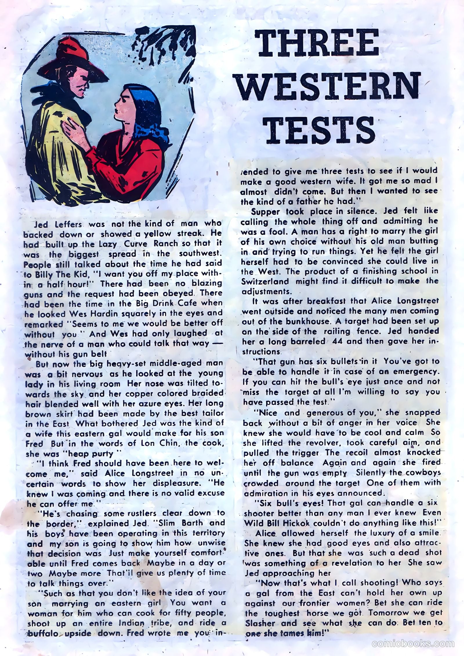Cowboy Western Comics #46 (1953) — page 18 of 36