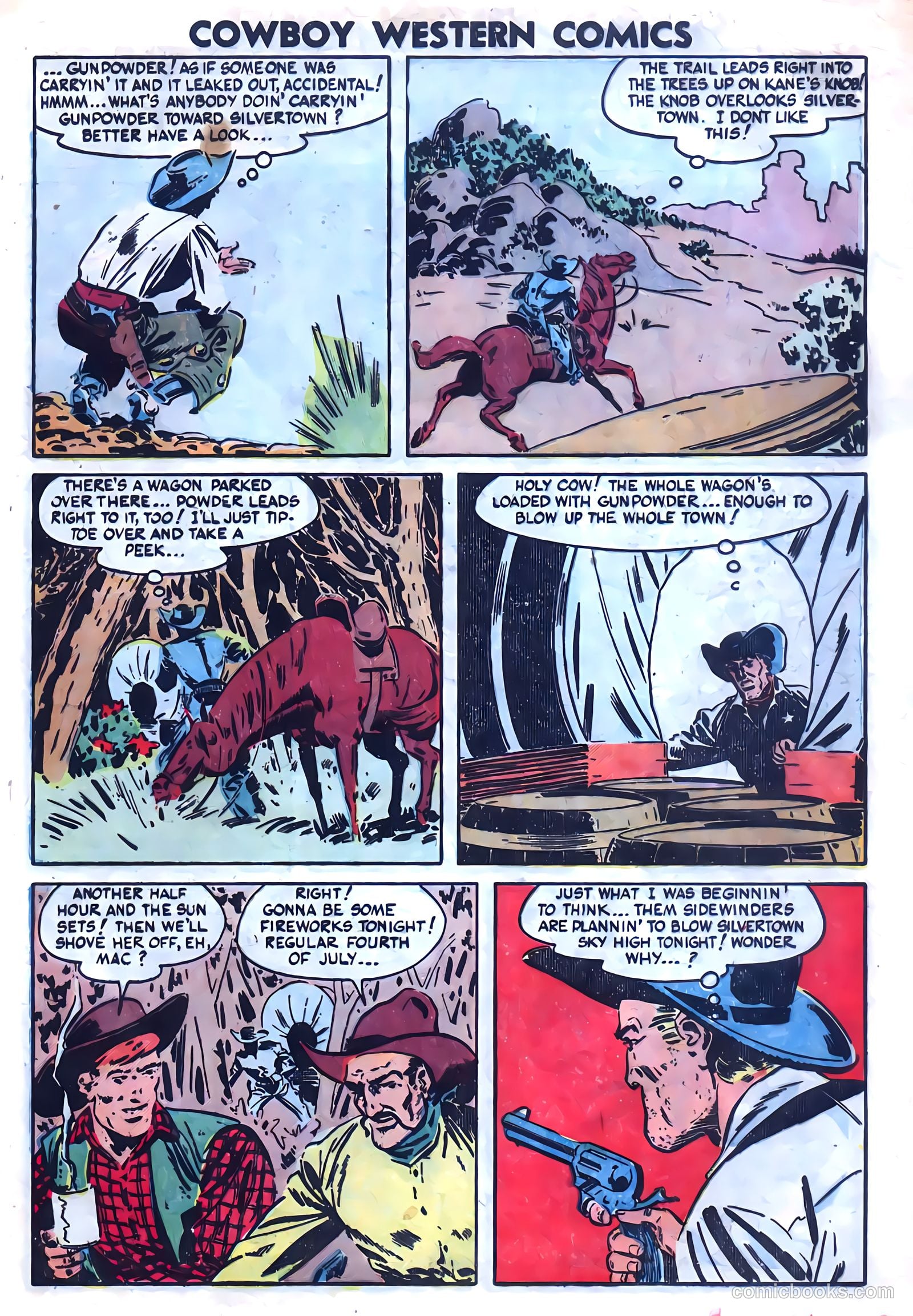Cowboy Western Comics #46 (1953) — page 21 of 36