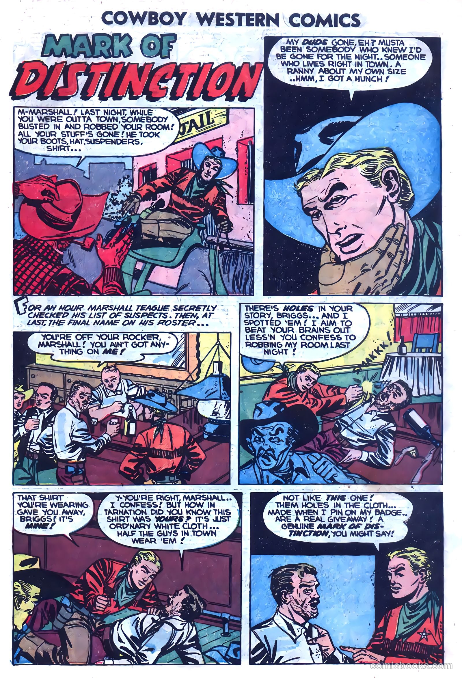 Cowboy Western Comics #46 (1953) — page 27 of 36